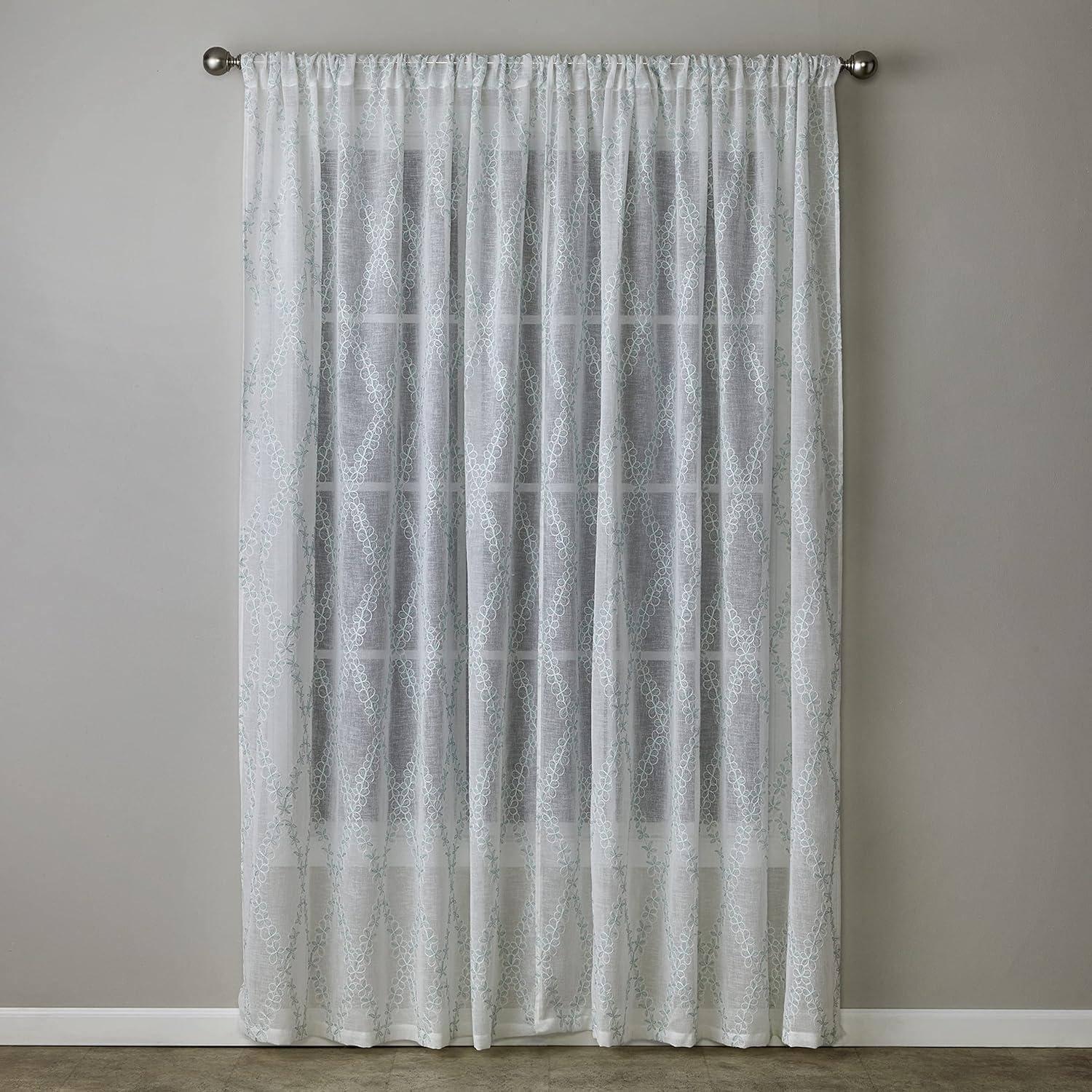 Polyester Semi Sheer Panel