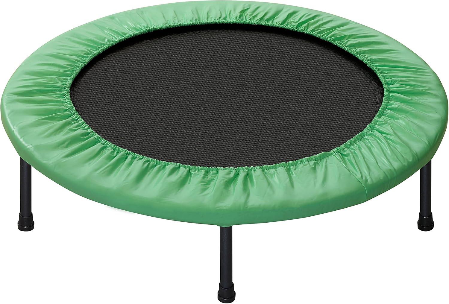 Machrus Upper Bounce Trampoline Spring Cover - Replacement Safety Pad for Trampolines Fits 38" Round Mini Rebounder Trampoline with 6 Legs - Green