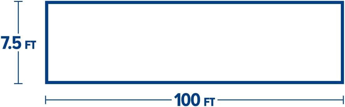 Black UV-Treated Mesh Plastic Deer Fence, 7.5-Ft x 100-Ft