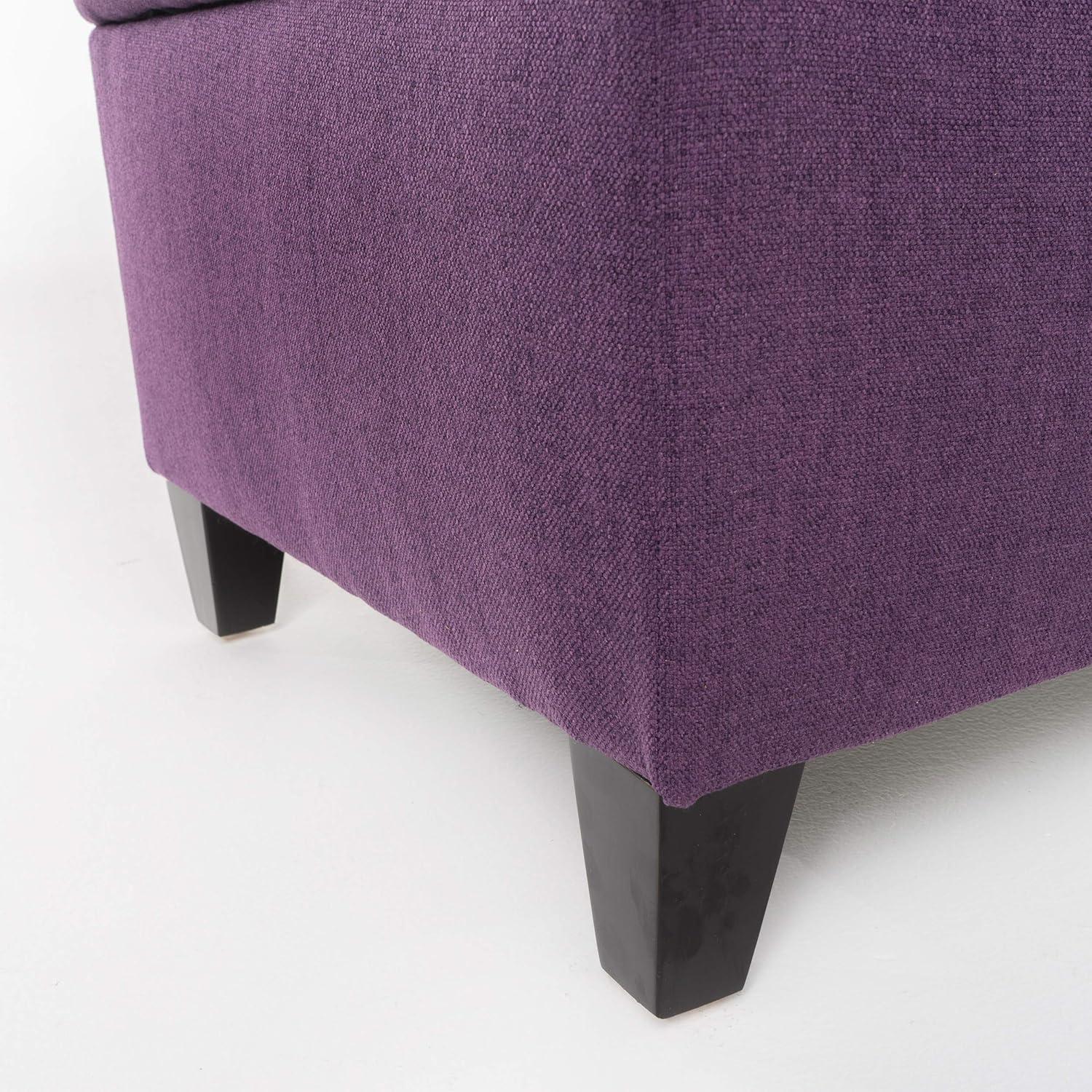 Juliana Storage Ottoman Purple - Christopher Knight Home