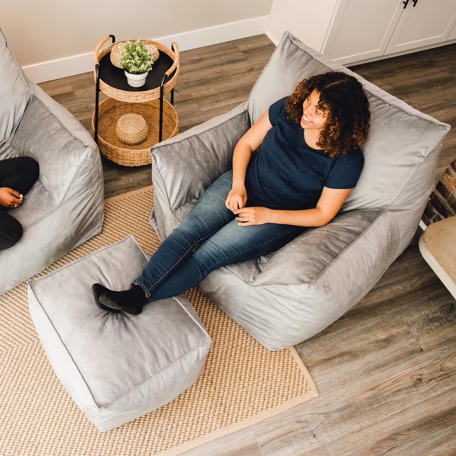 Big Joe 24.5'' Wide Rectangle Pouf Ottoman & Reviews | Wayfair