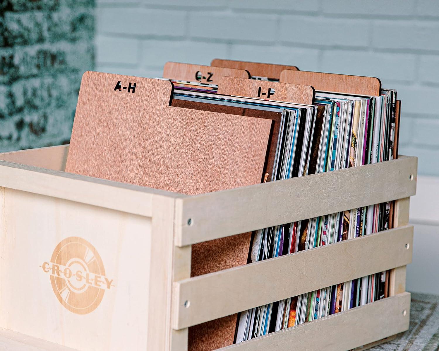 A-Z Vinyl Record Crate Divider Set