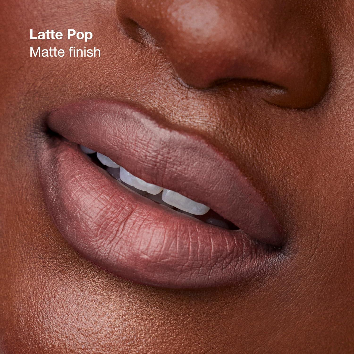 Latte Pop Matte Longwear Lipstick with Built-in Primer