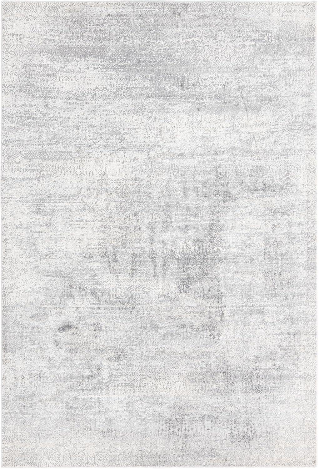 Unique Loom Finsbury Collection Area Rug - Sarah (6'  x 9' Rectangle Gray/Ivory)