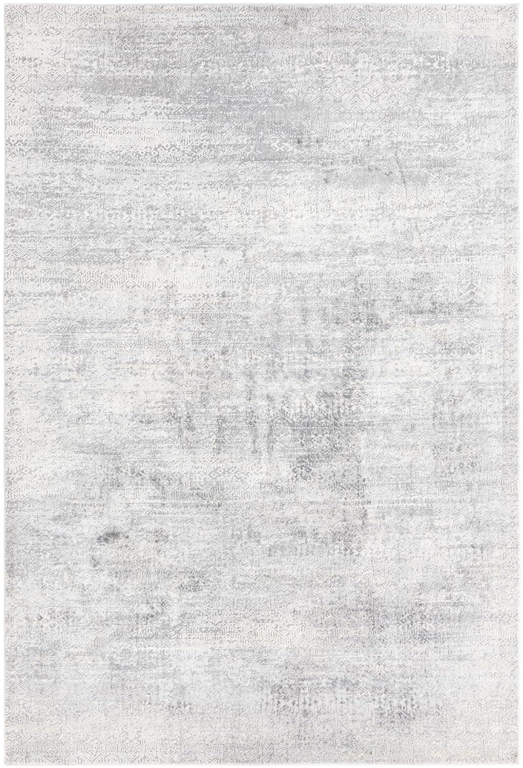 Unique Loom Finsbury Collection Area Rug - Sarah (6'  x 9' Rectangle Gray/Ivory)