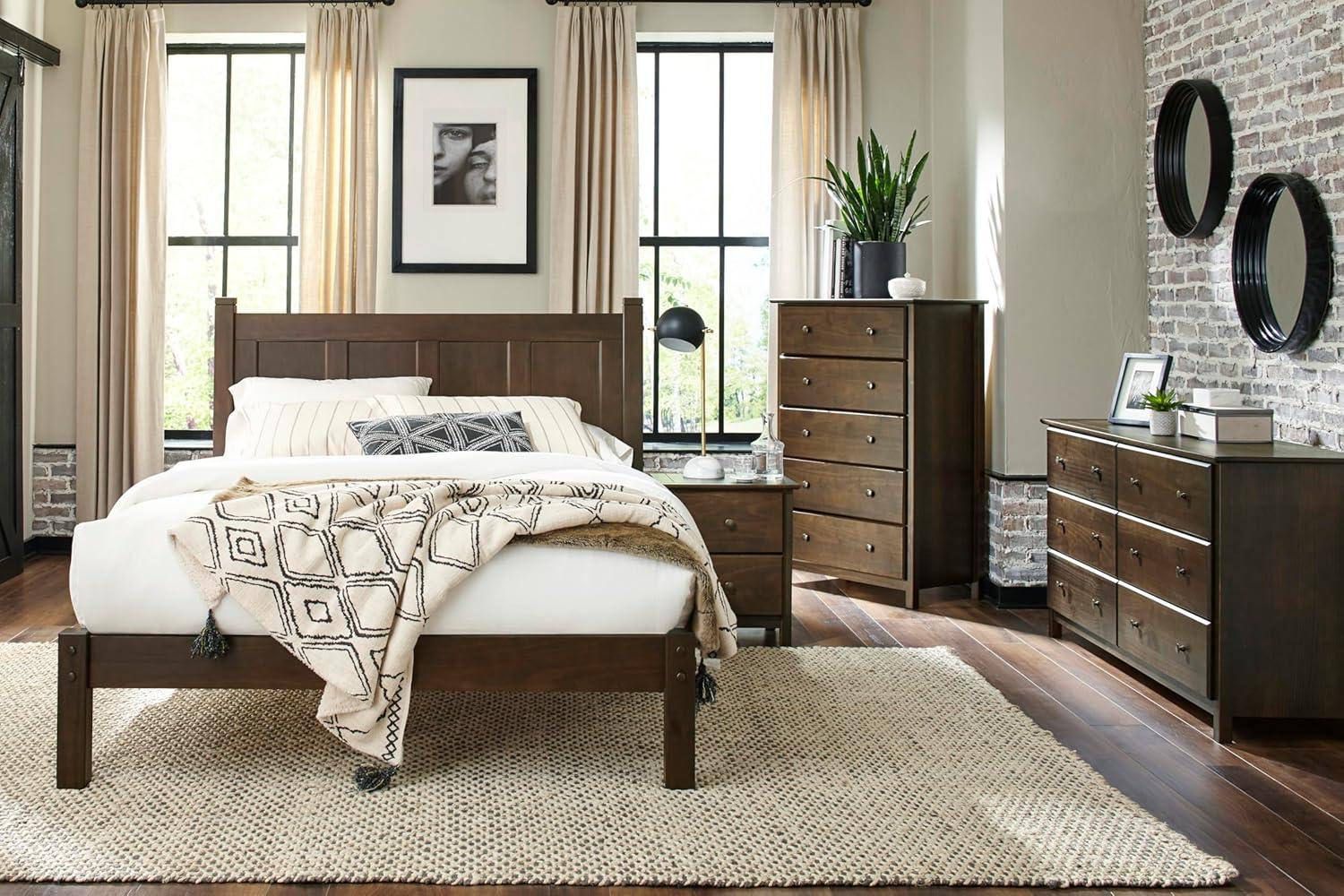 Shaker Solid Wood 63.75'' W 6 - Drawer Dresser