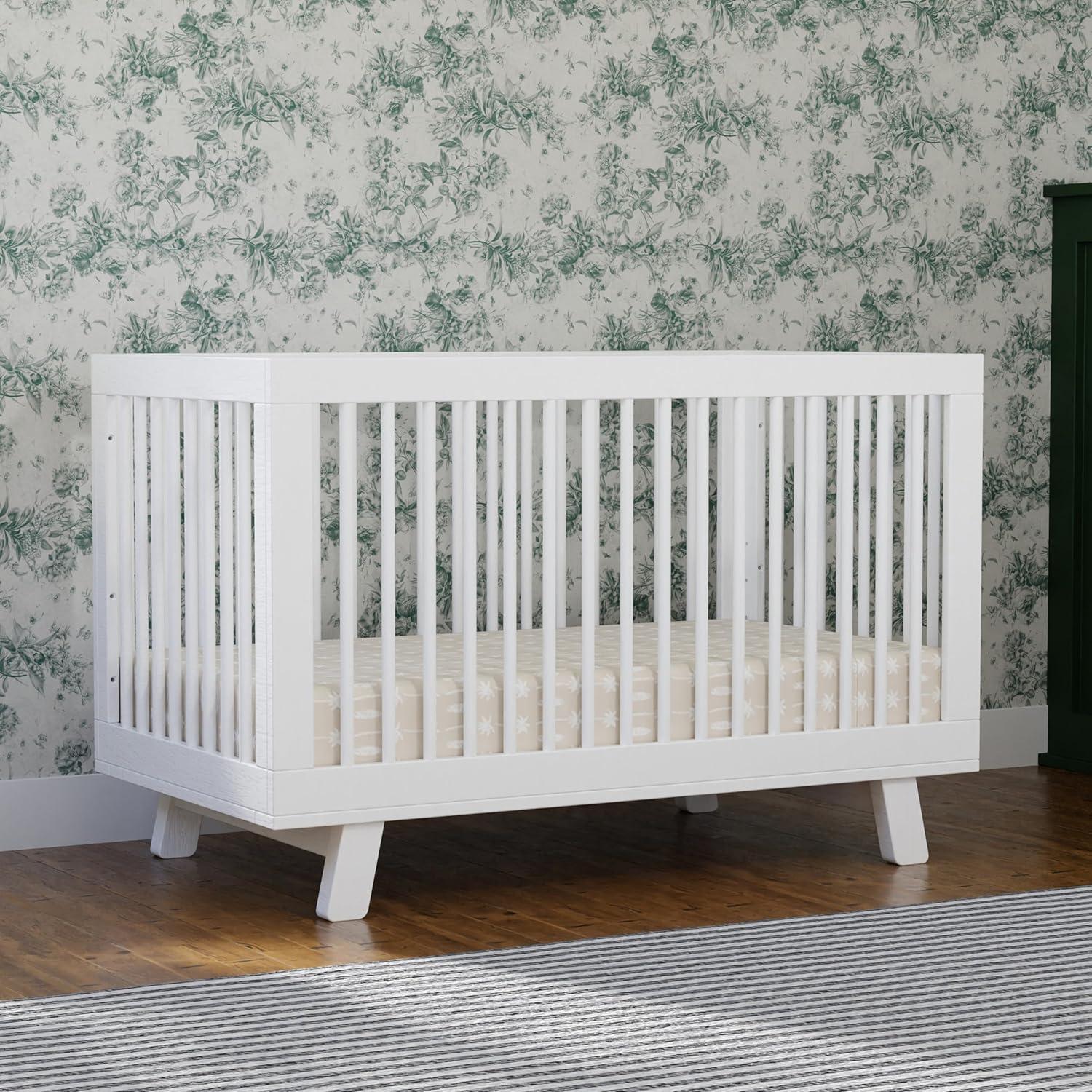 Babyletto Hudson 3-in-1 Convertible Crib with Toddler Rail