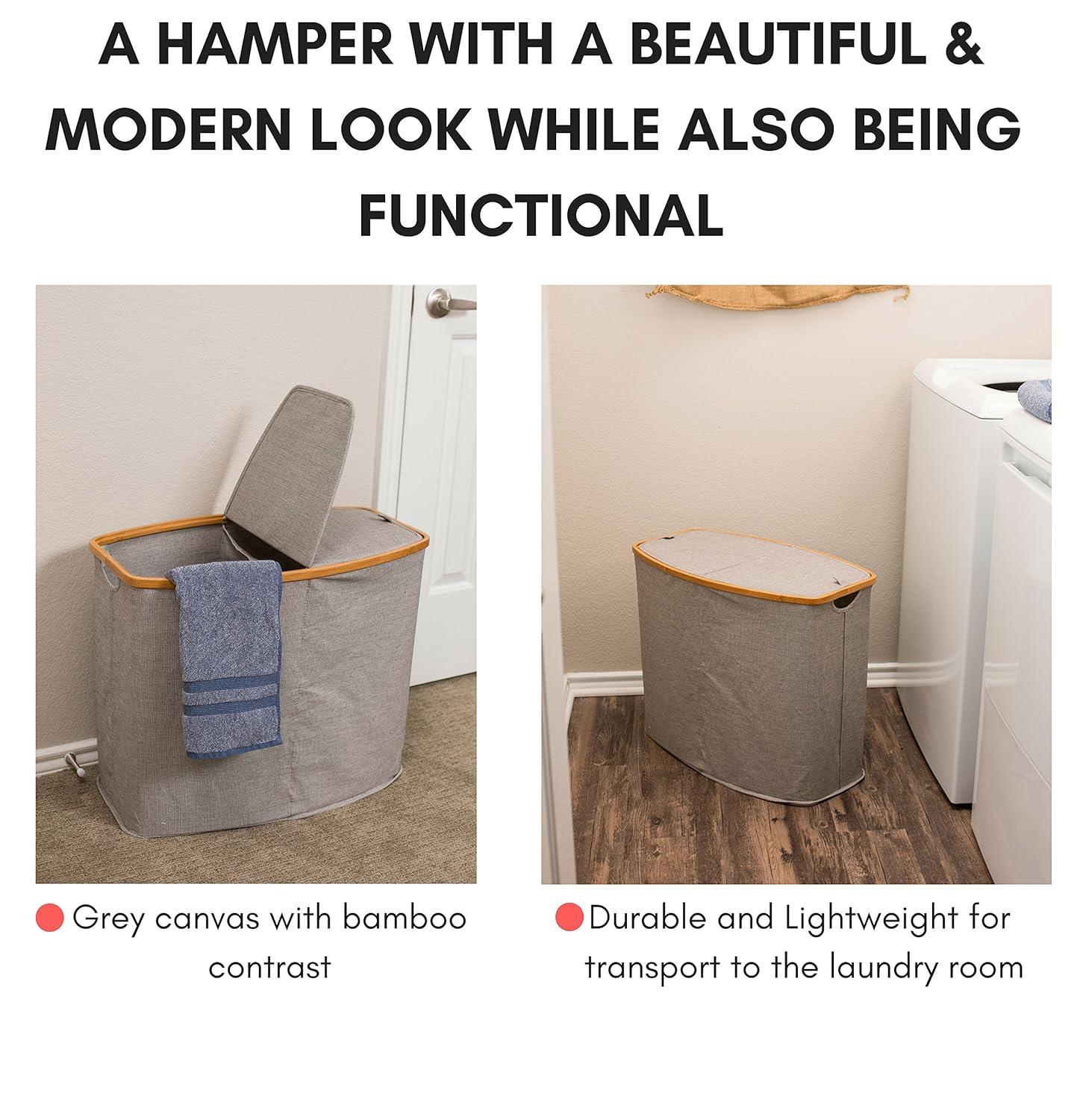 BirdRock Home Laundry Sorter with Handles