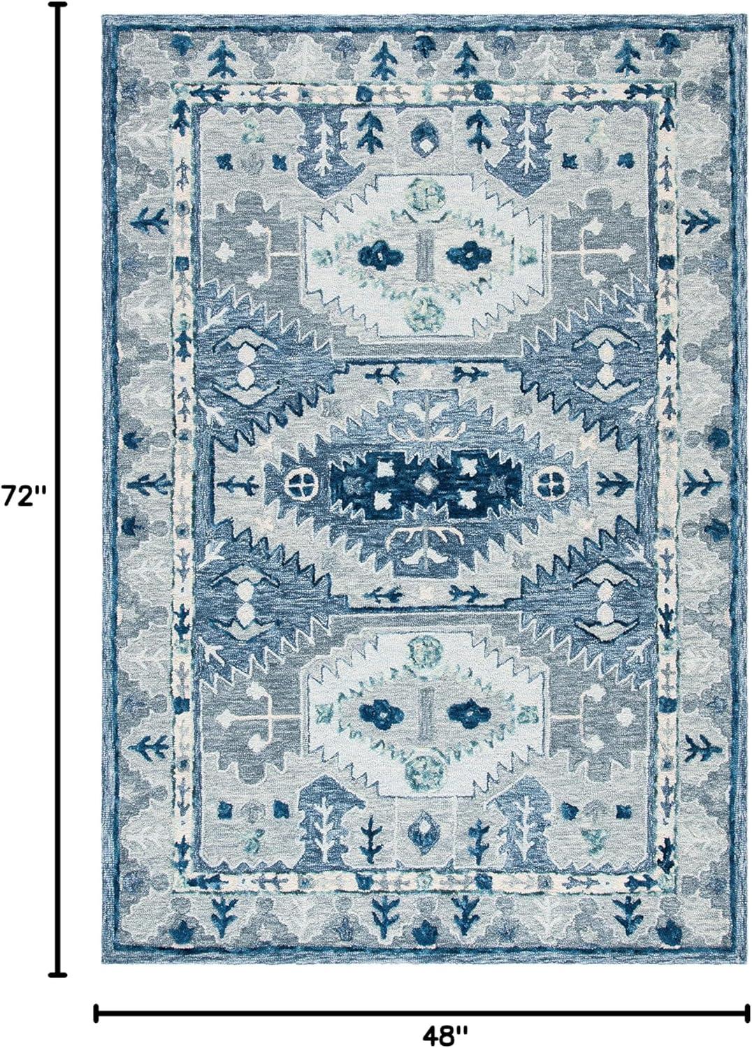 Capri CPR218 Hand Tufted Area Rug  - Safavieh