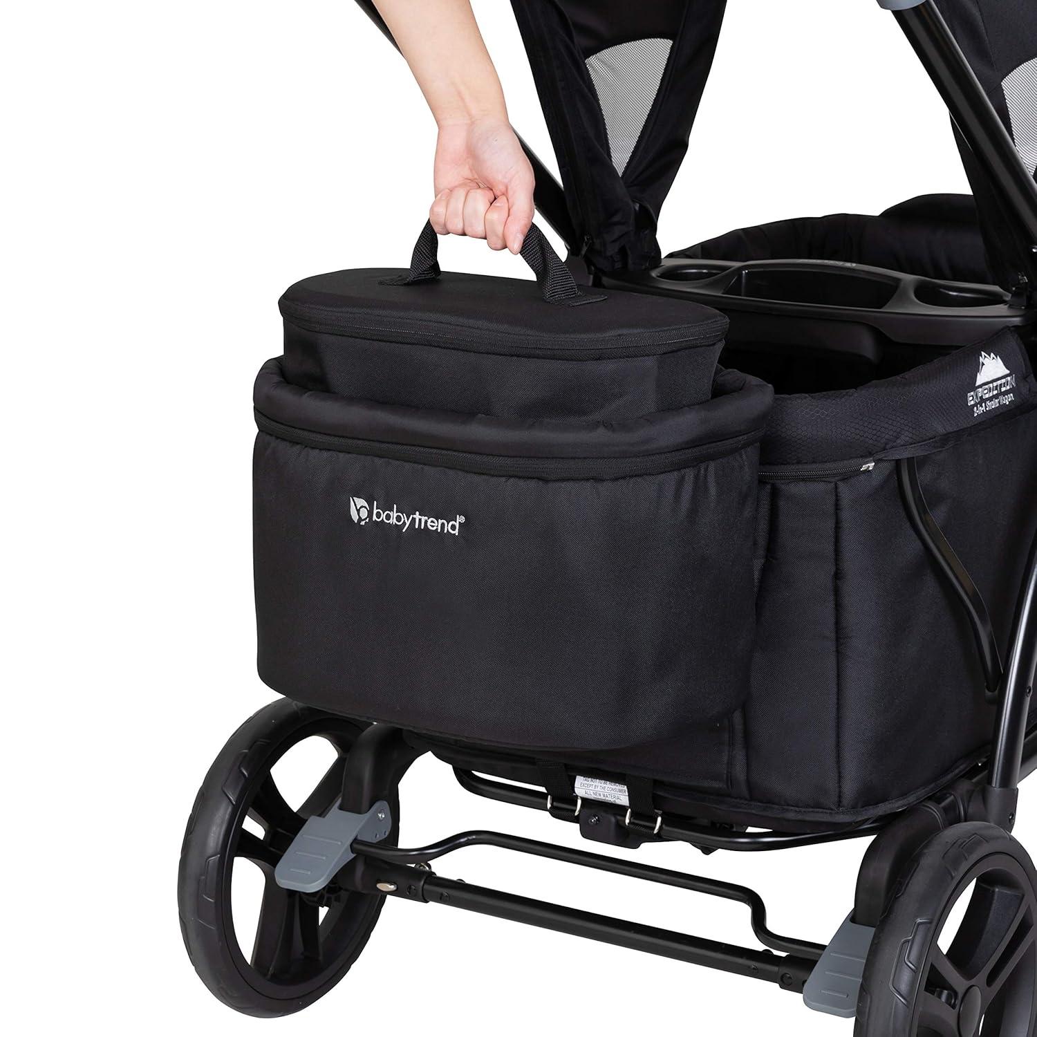 Baby Trend Stroller Wagon Deluxe Storage Basket - Black