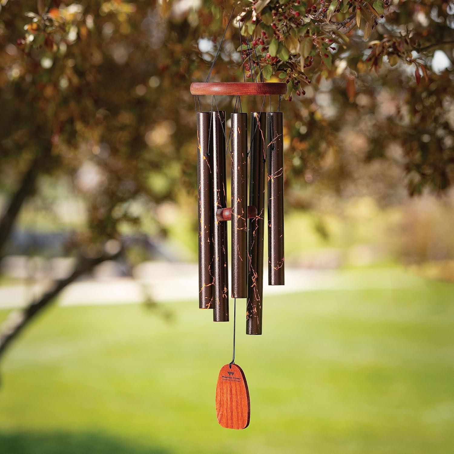 Wood Abstract Wind Chime