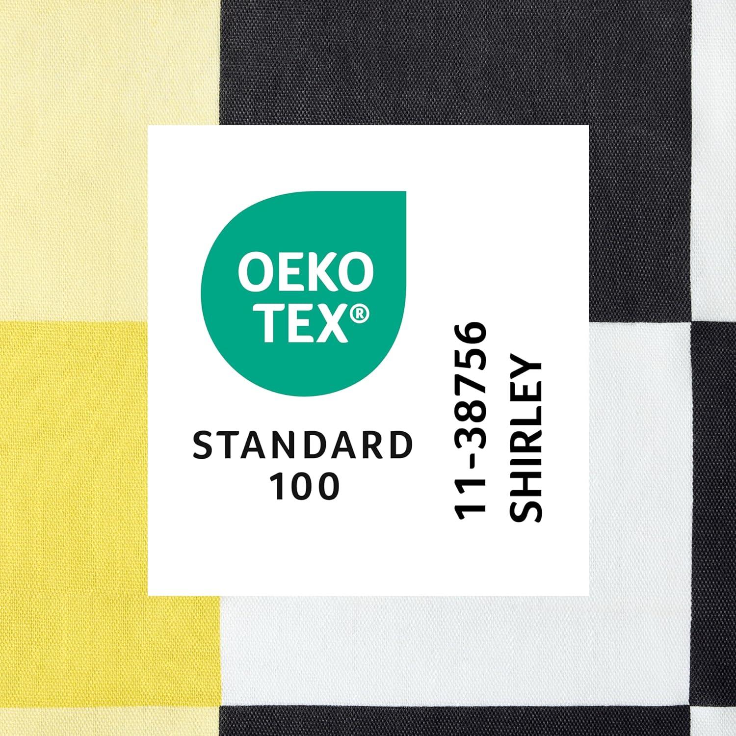 Town & Country Living Town & Country Play Betty Bold Checkerboard Fabric Shower Curtain 70"X72"