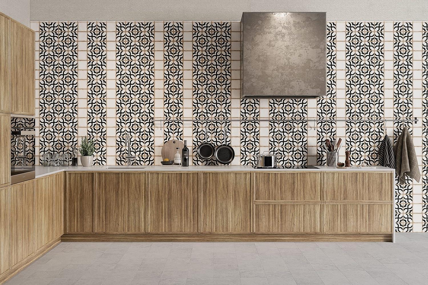 Casablanca 5" x 5" Ceramic Patterned Floor Use Tile