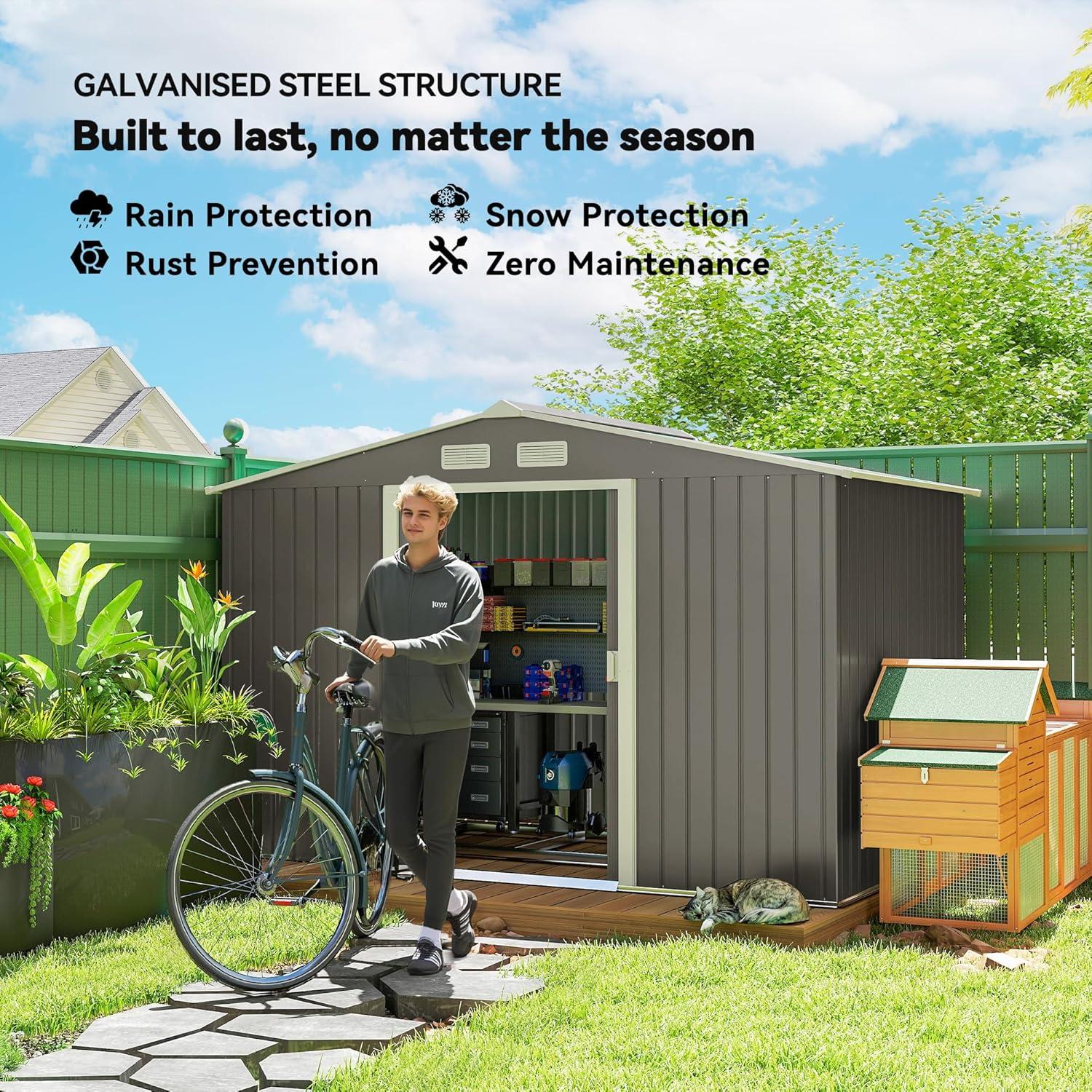 Outsunny Metal Storage Shed