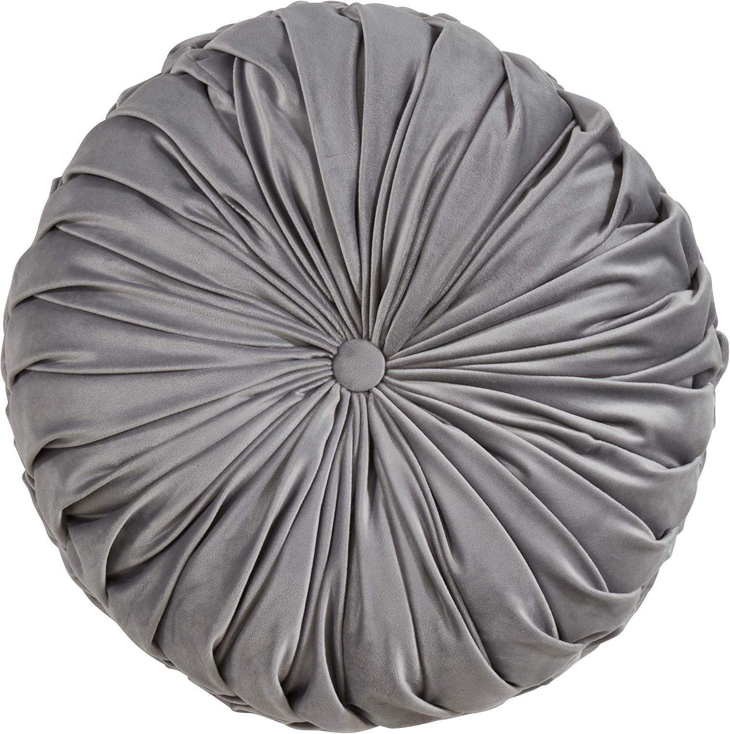 Madison Buttons Reversible Throw Pillow