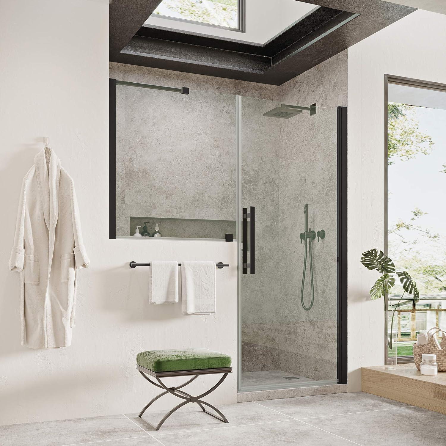 Endless Pasadena 59" W x 72" H Buttress Alcove Shower Kit, Door, Panel