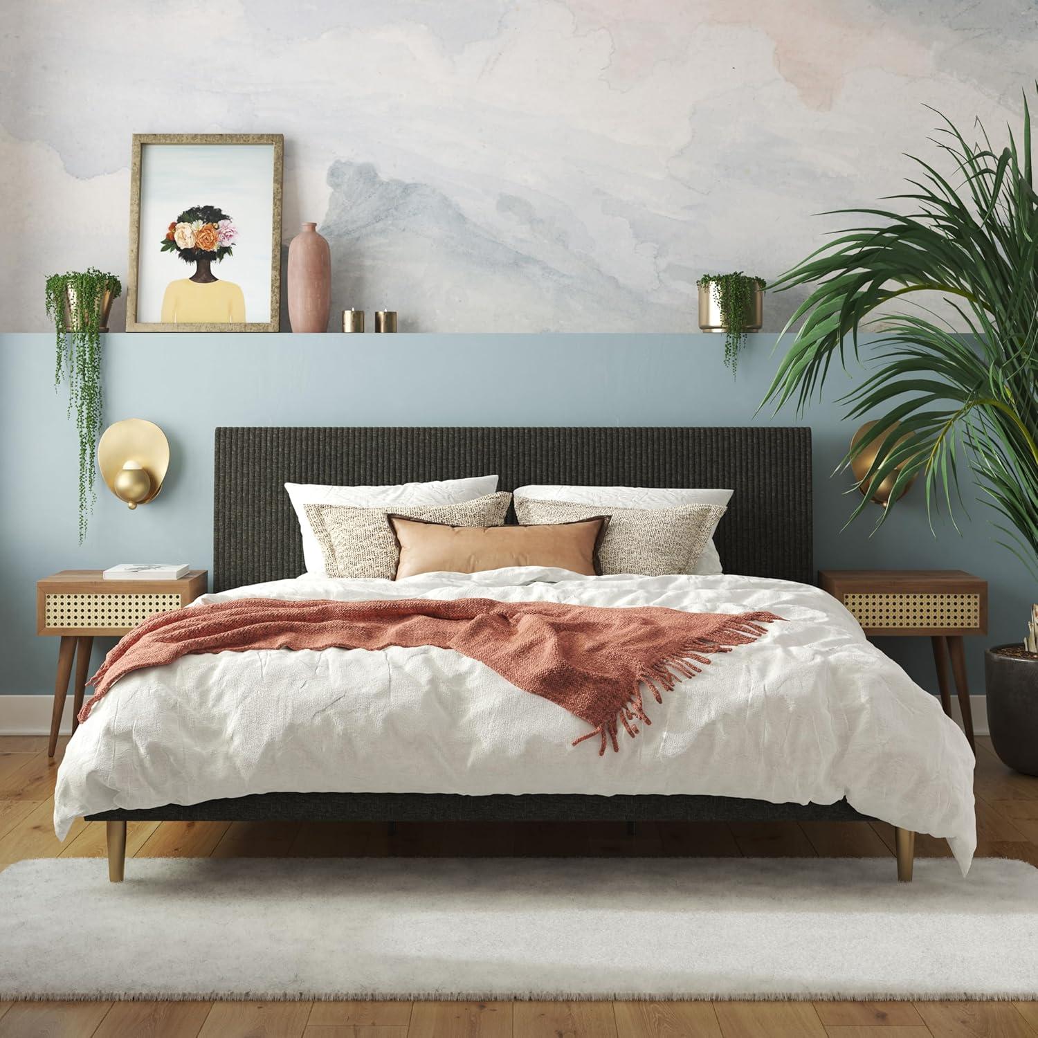 Daphne Upholstered Platform Bed