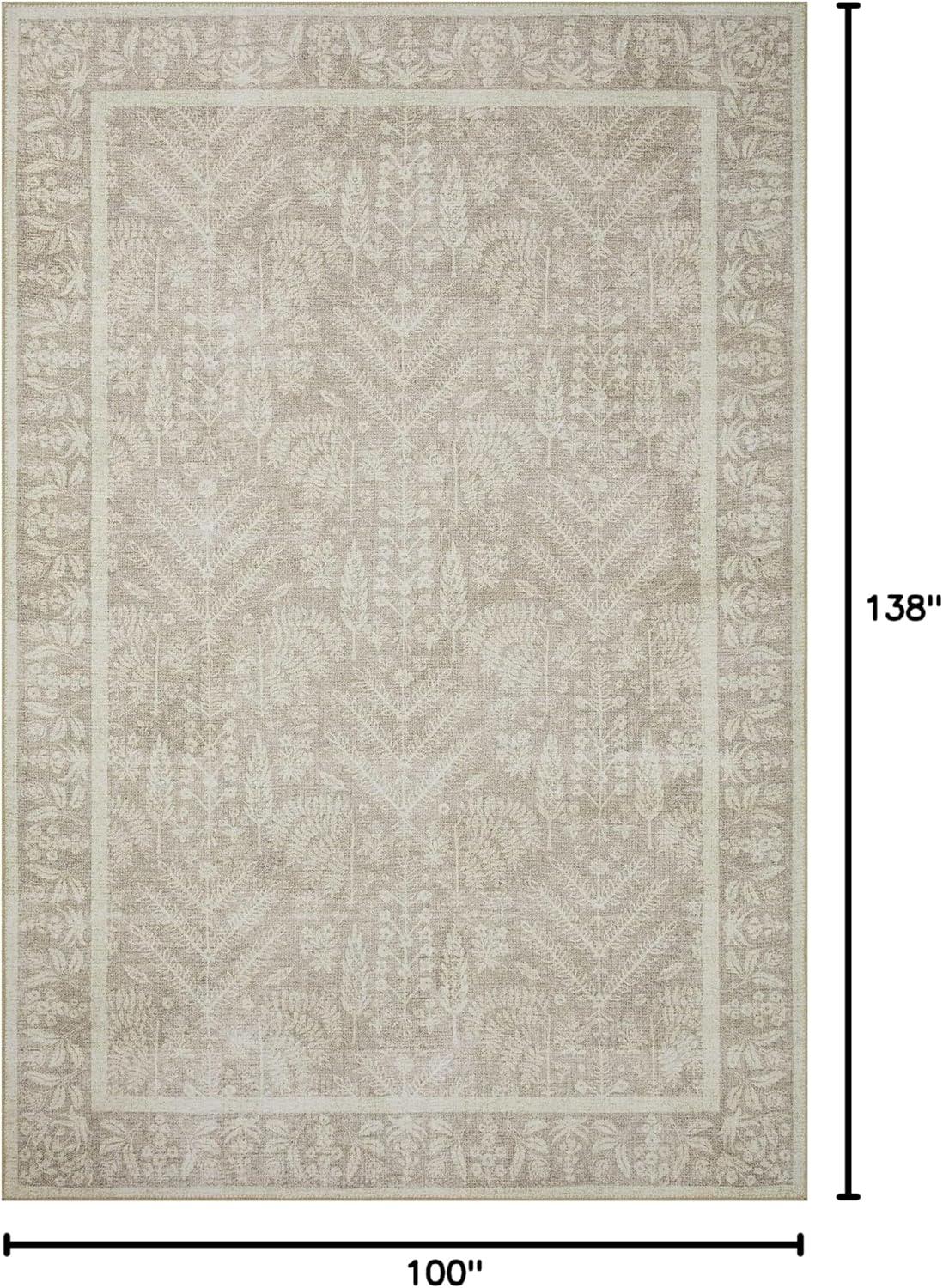 Rifle Paper Co. x Loloi Maison Bough Natural Rug