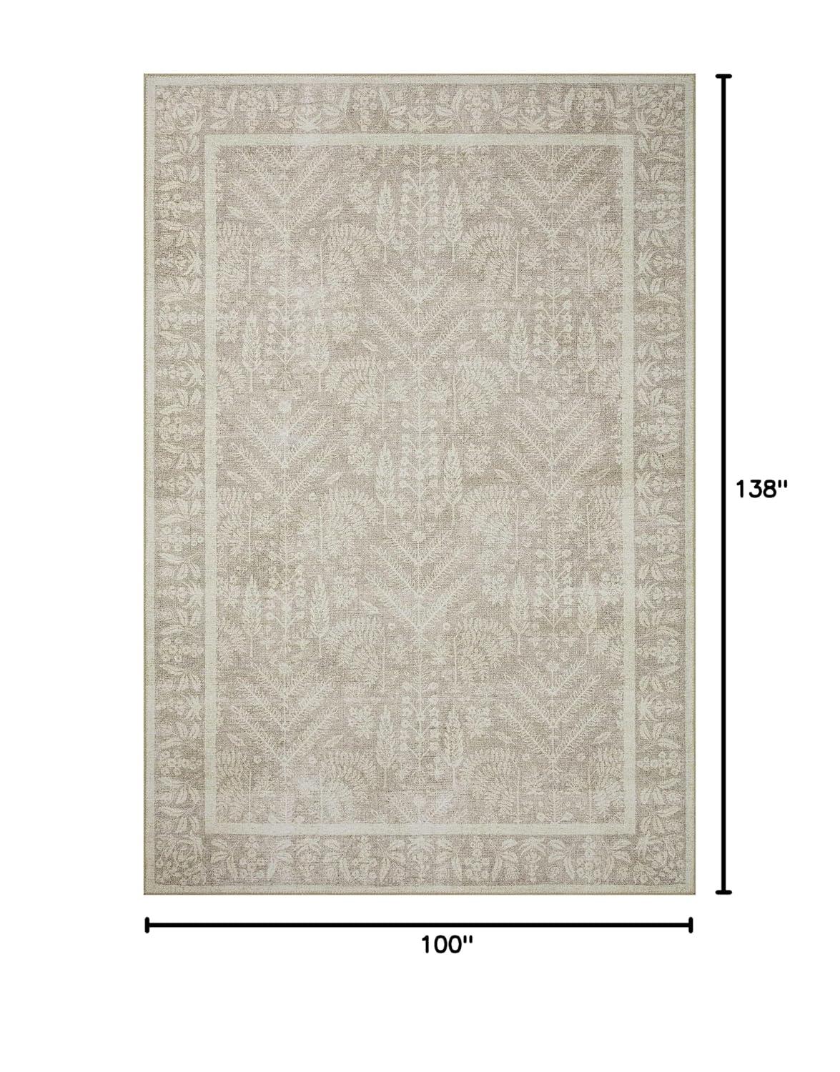 Rifle Paper Co. x Loloi Maison Bough Natural Rug