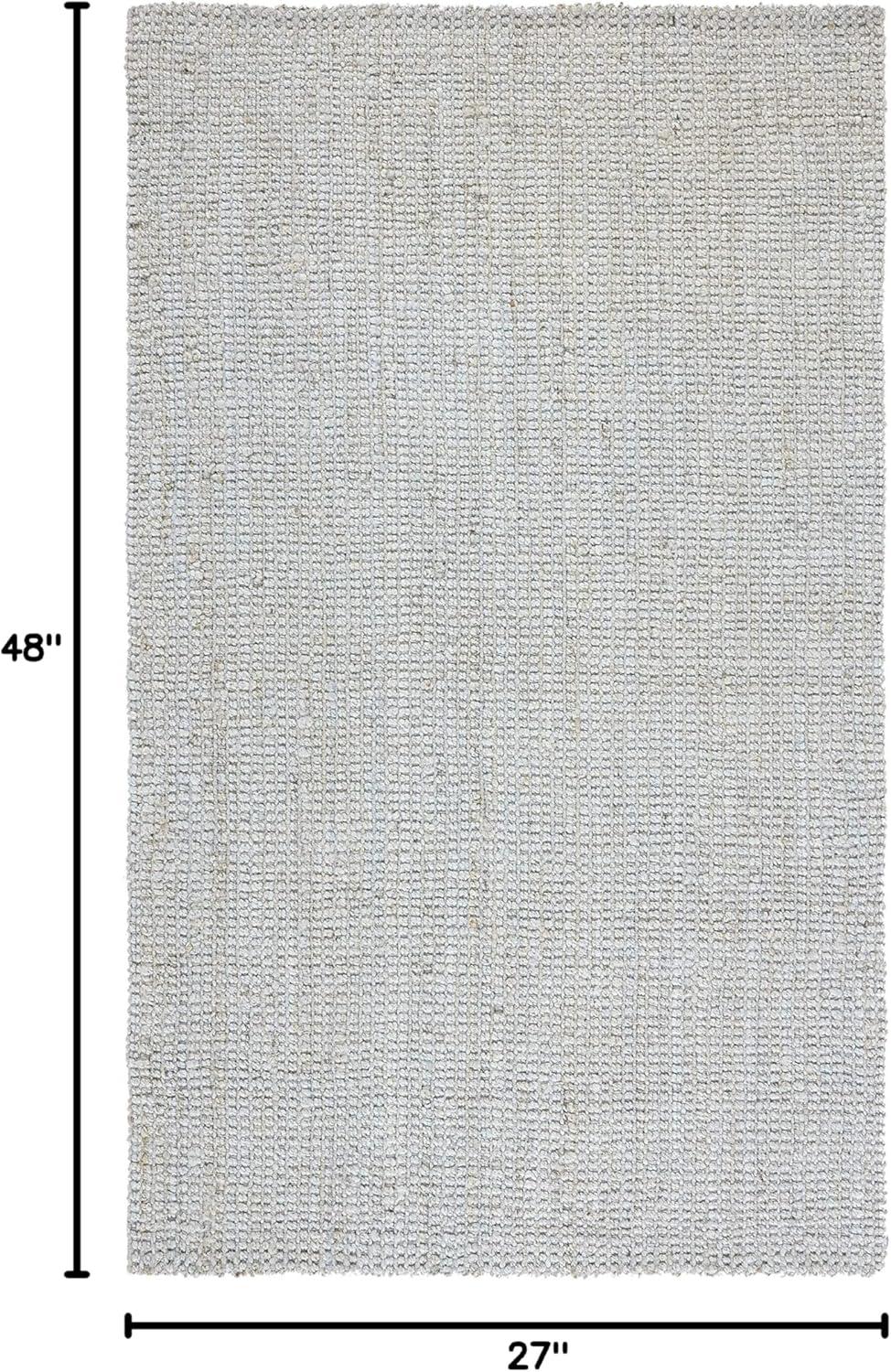 Natural Fiber NF730 Hand Woven Accent Rug - Grey - 2'3"x4' - Safavieh.