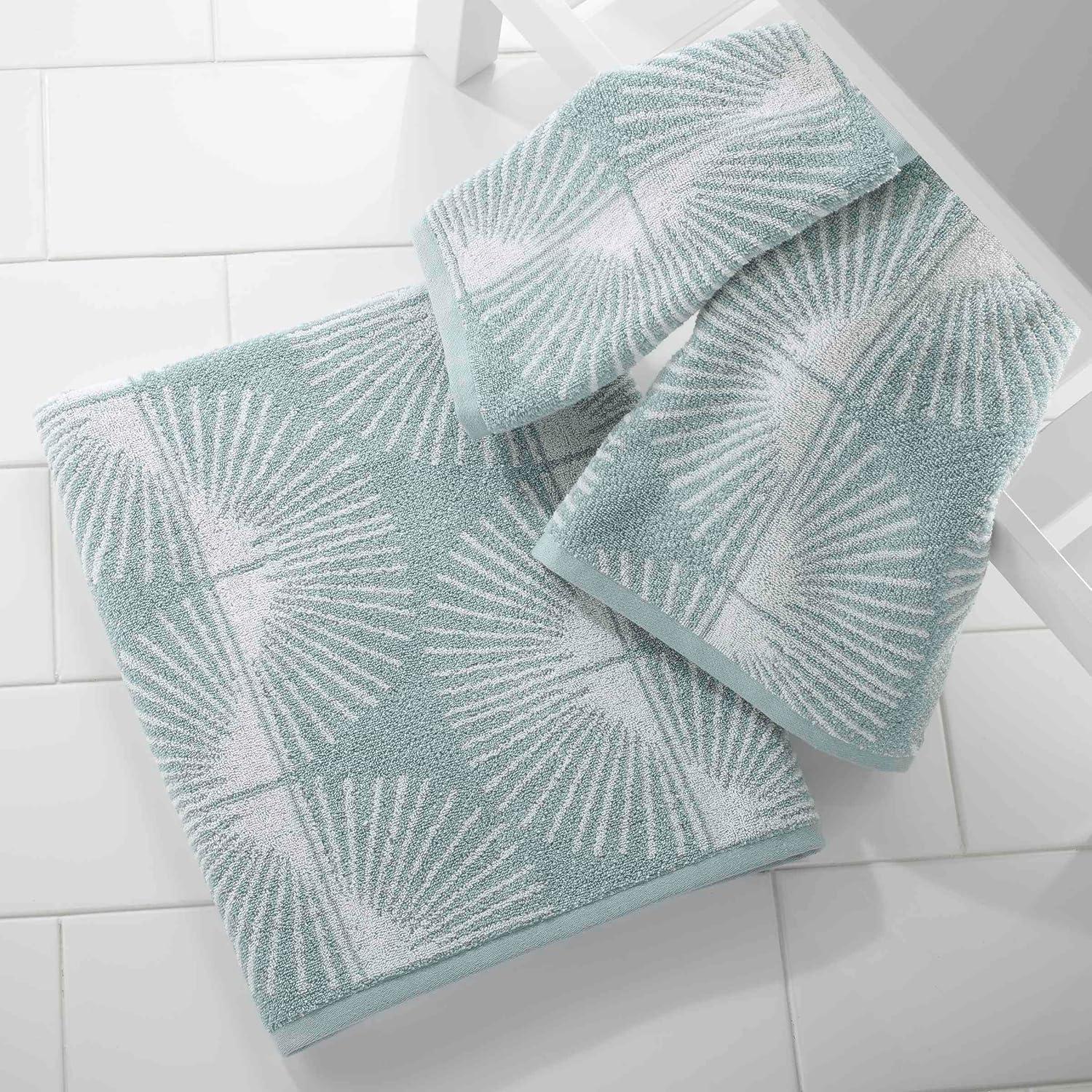 Nicole Miller Home Nicole Miller Kendall Cotton Honeycomb / Waffle Bath Towels (Set of 2)