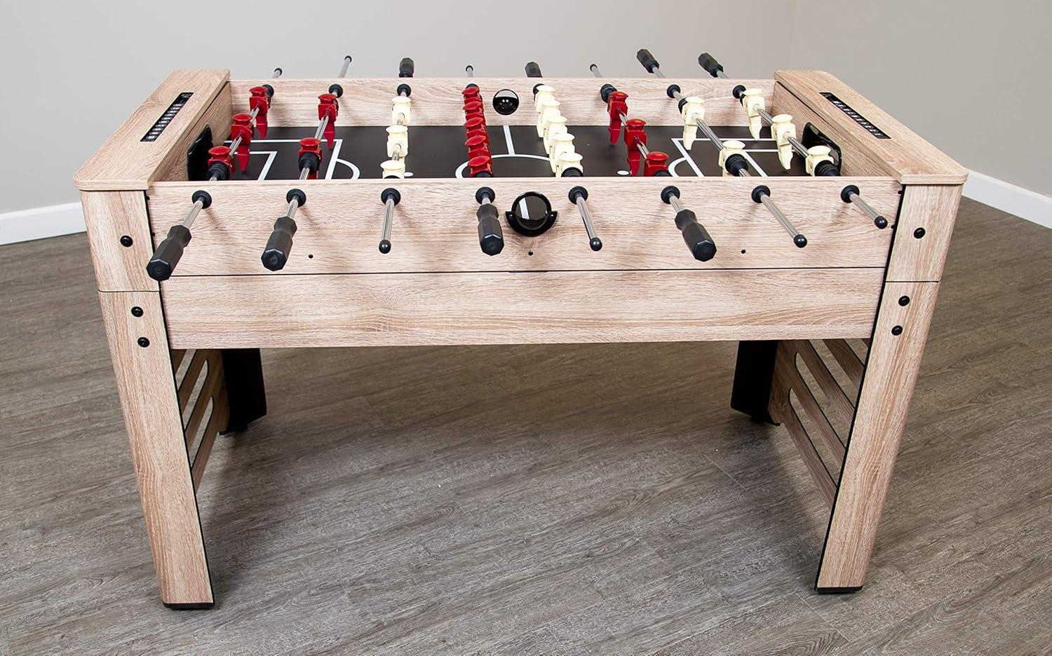 Hathaway Games Madison Multi Game Table with Foosball, Glide Hockey, Table Tennis, Billiards, Shuffleboard and Bowling