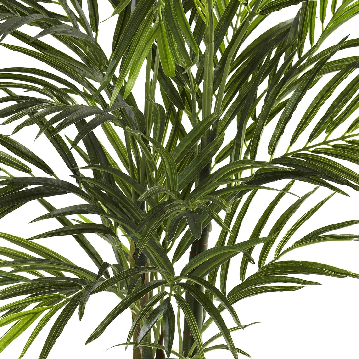 Nearly Natural 5387 Areca Palm UV Resistant Plant in Pot (5387)