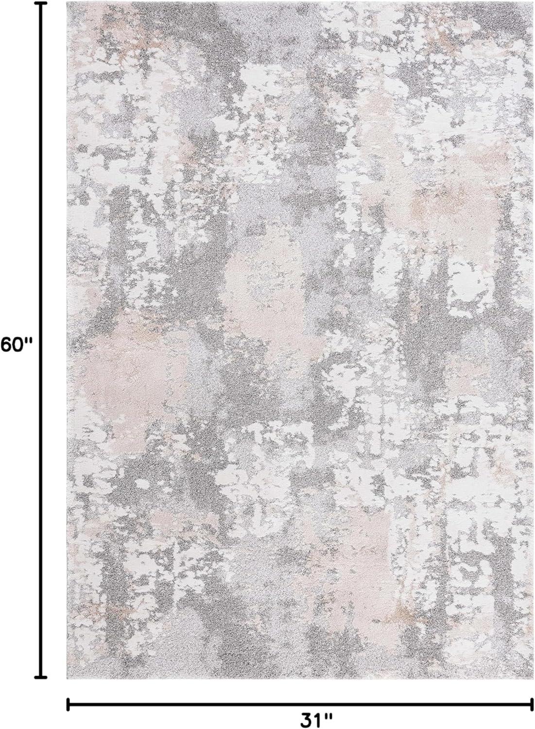 SAFAVIEH Century Bentley Distressed Area Rug, Beige/Grey, 2'7" x 5'