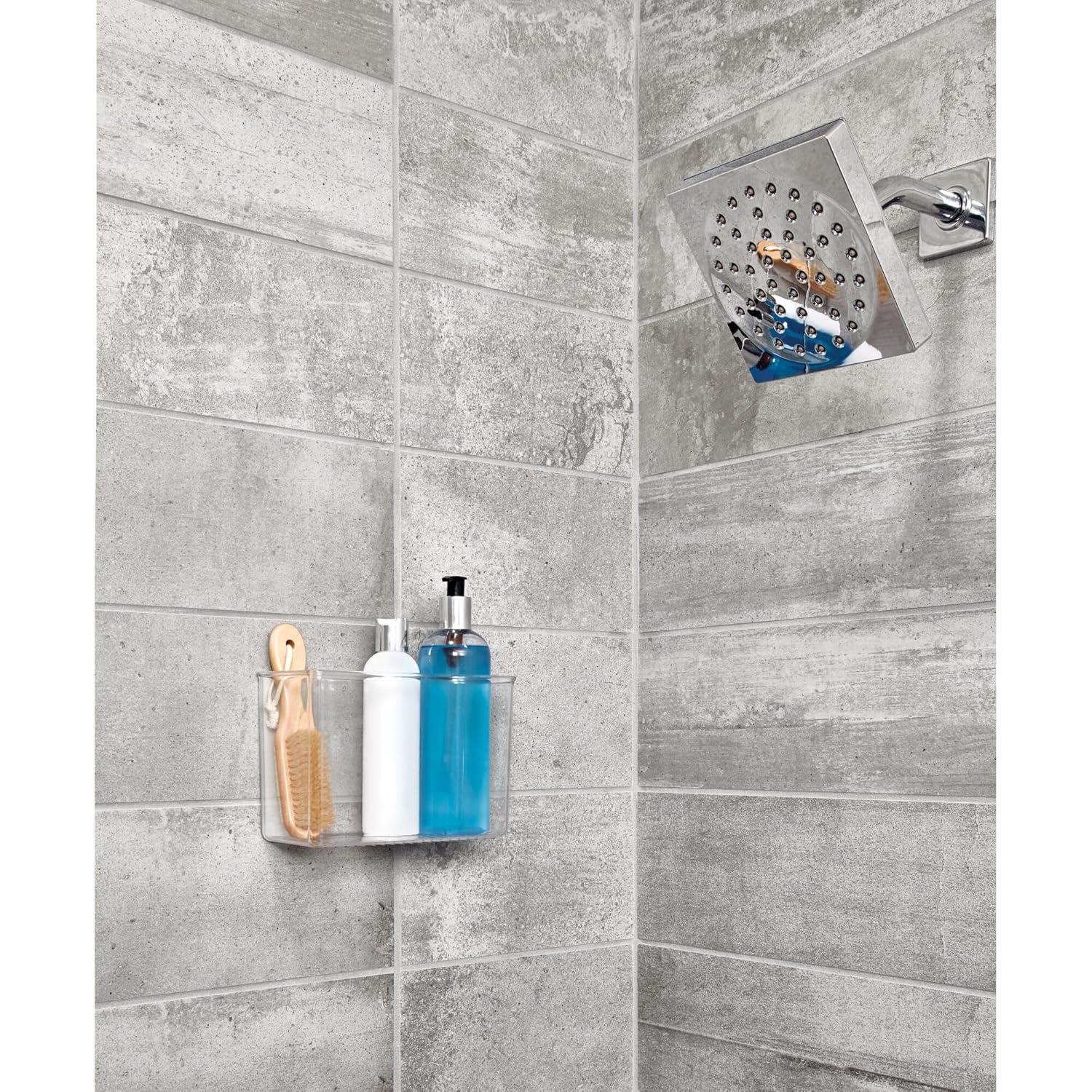 Clear Plastic Wall Mount Organizer for Kitchen and Bathroom