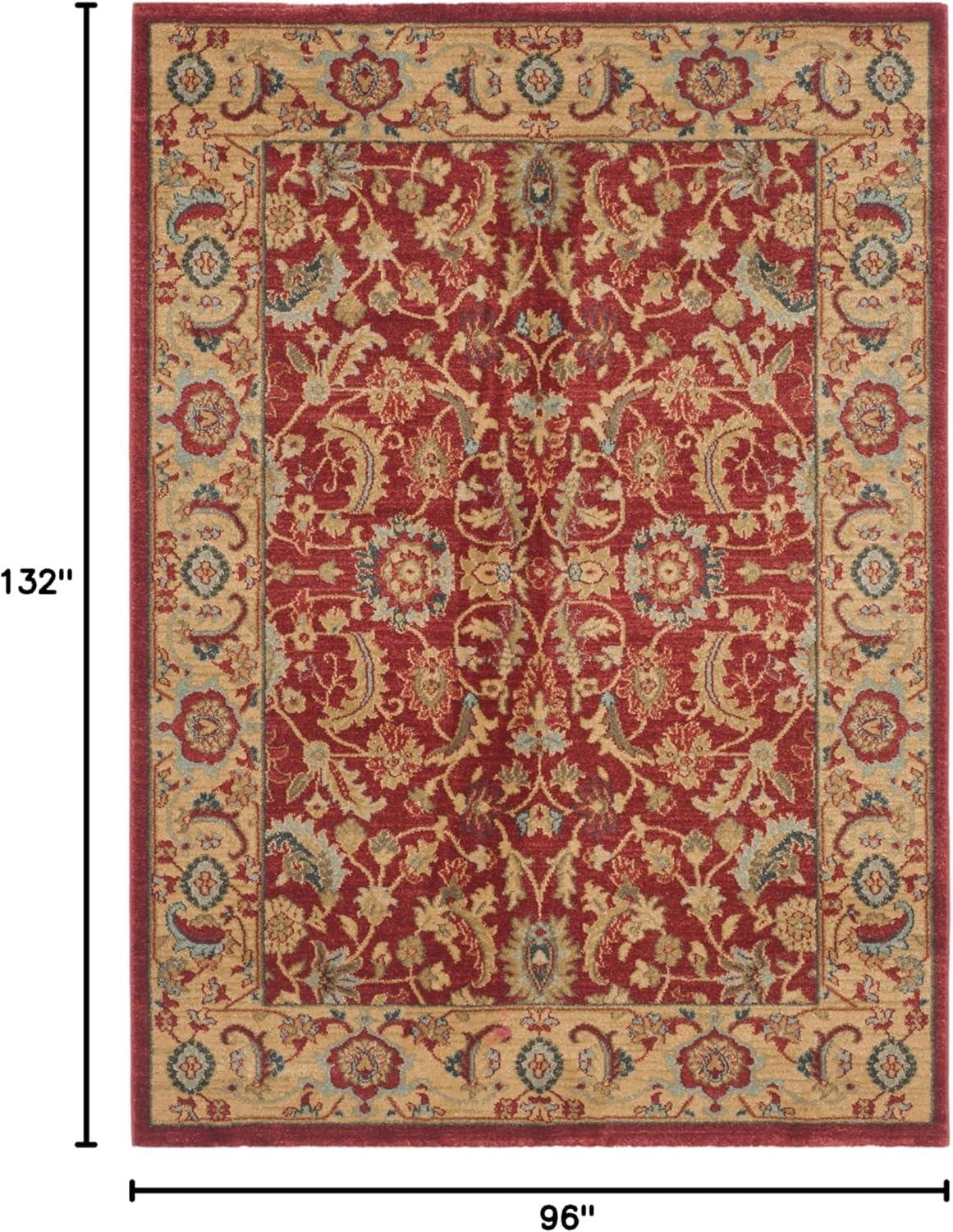 Mahal MAH699 Power Loomed Indoor Area Rug - Red/Natural - 8'x11' - Safavieh.