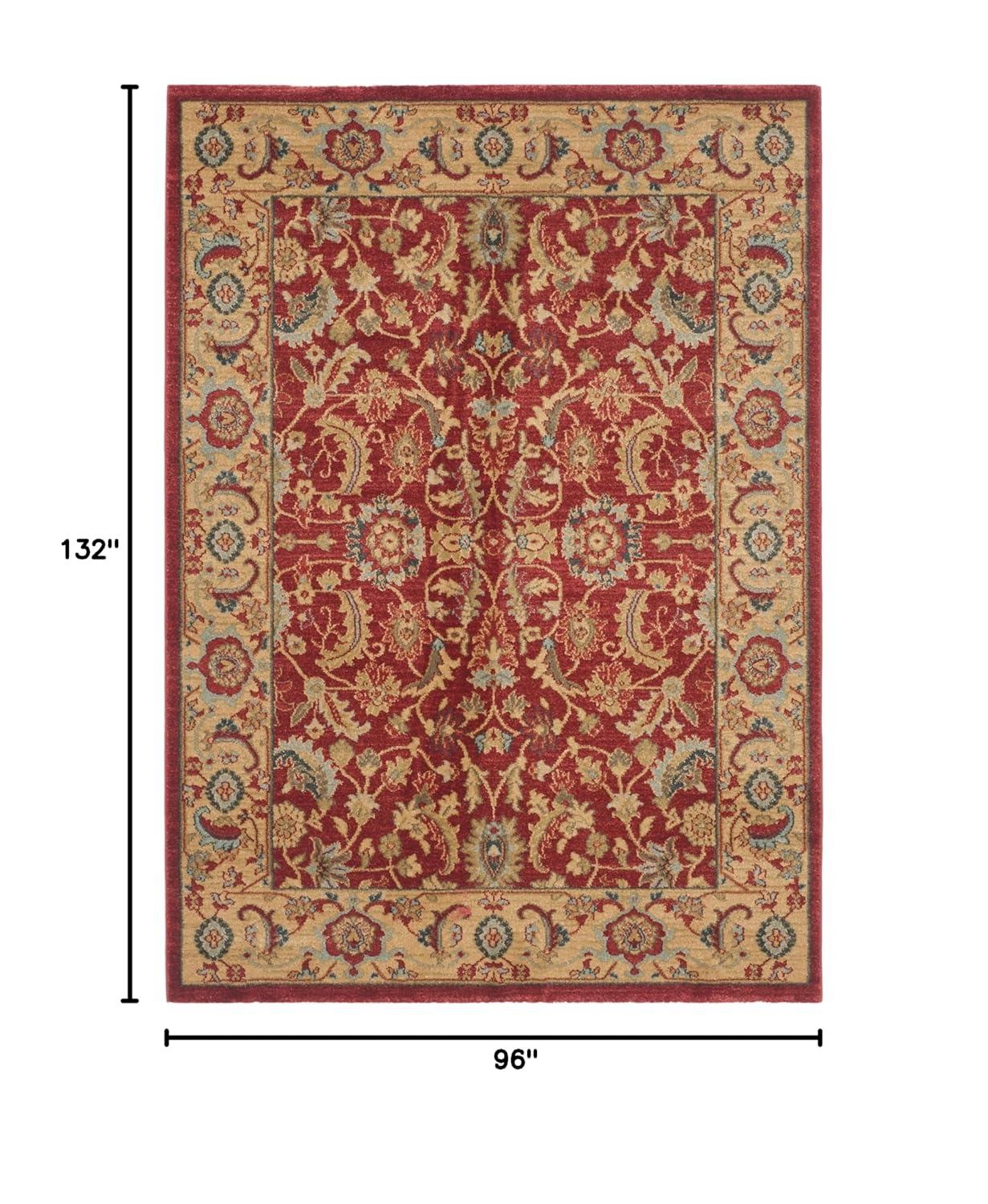 Mahal MAH699 Power Loomed Indoor Area Rug - Red/Natural - 8'x11' - Safavieh.