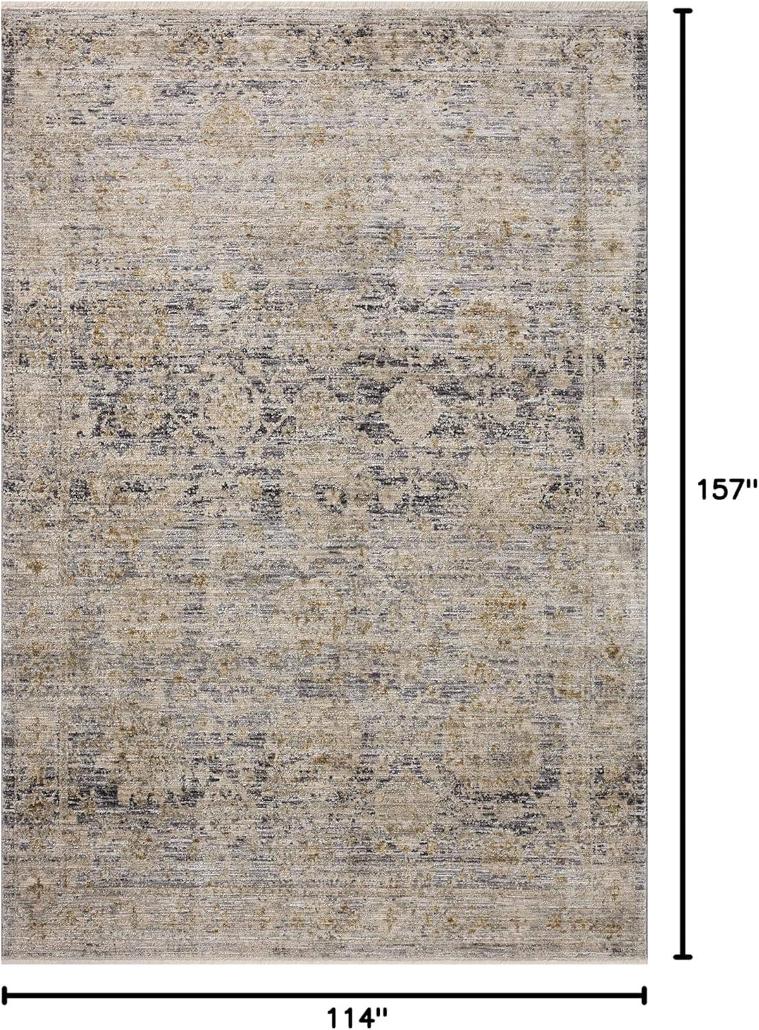 Jean Stoffer x Loloi Katherine Charcoal / Gold Area Rug