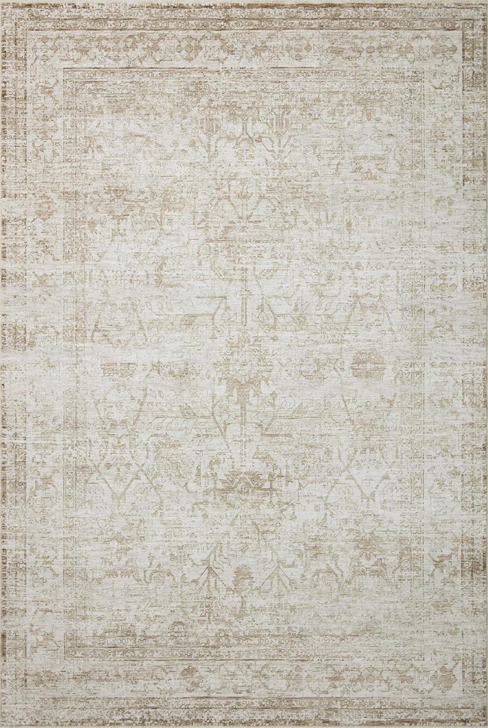 Honora Rug by Amber Lewis x Loloi - Ivory and Natural / 6'7" x 9'2"