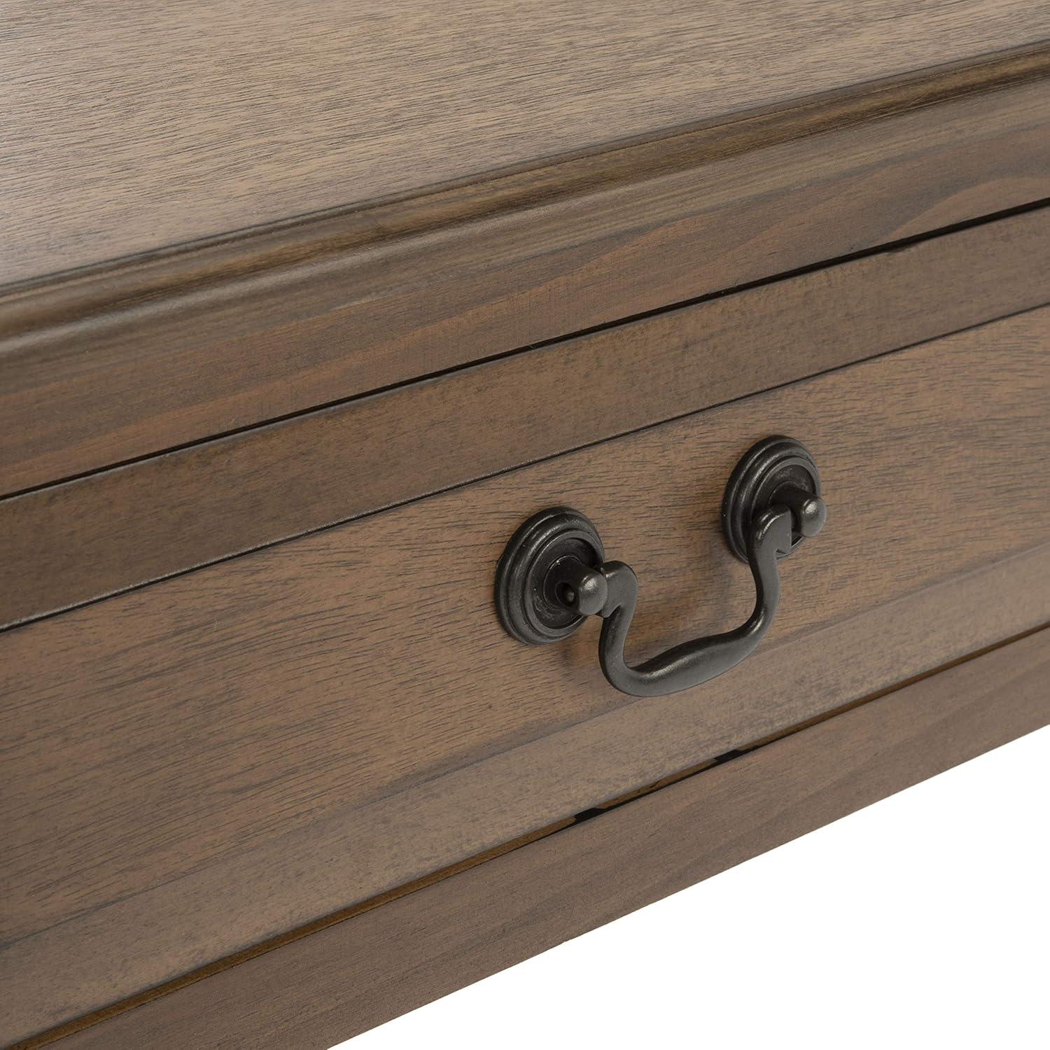 Whitney 1 Drawer Accent Table - Brown - Safavieh.