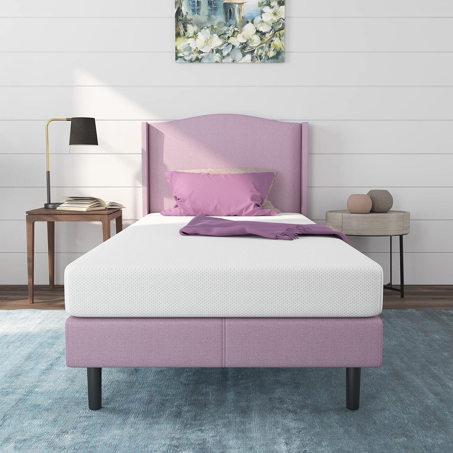 NapQueen Rainbow 5" Twin, Colchón de Memory Foam, Blanco