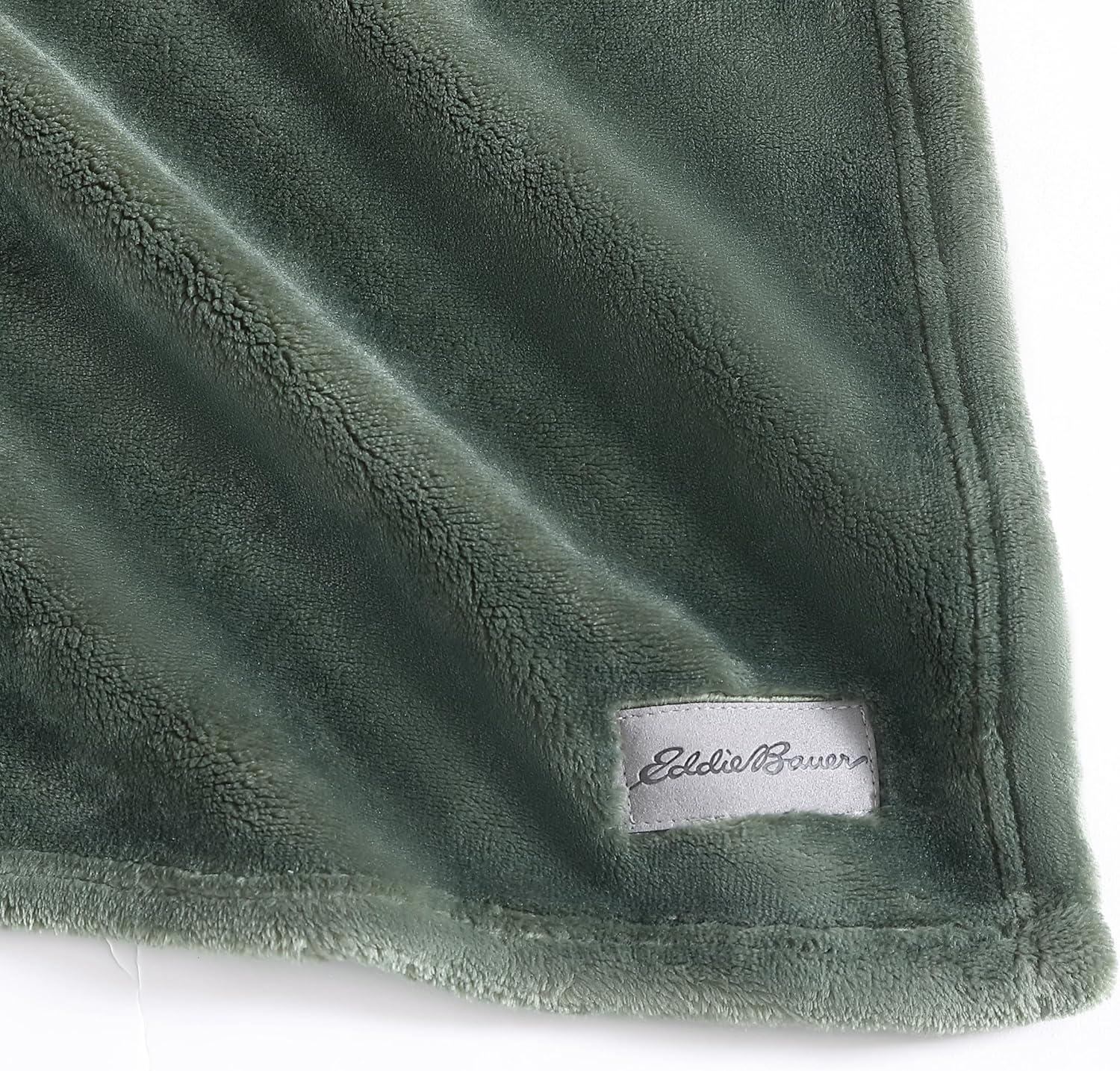 Eddie Bauer Eddie Bauer Ultra Lux Plush Solid Throw Blankets