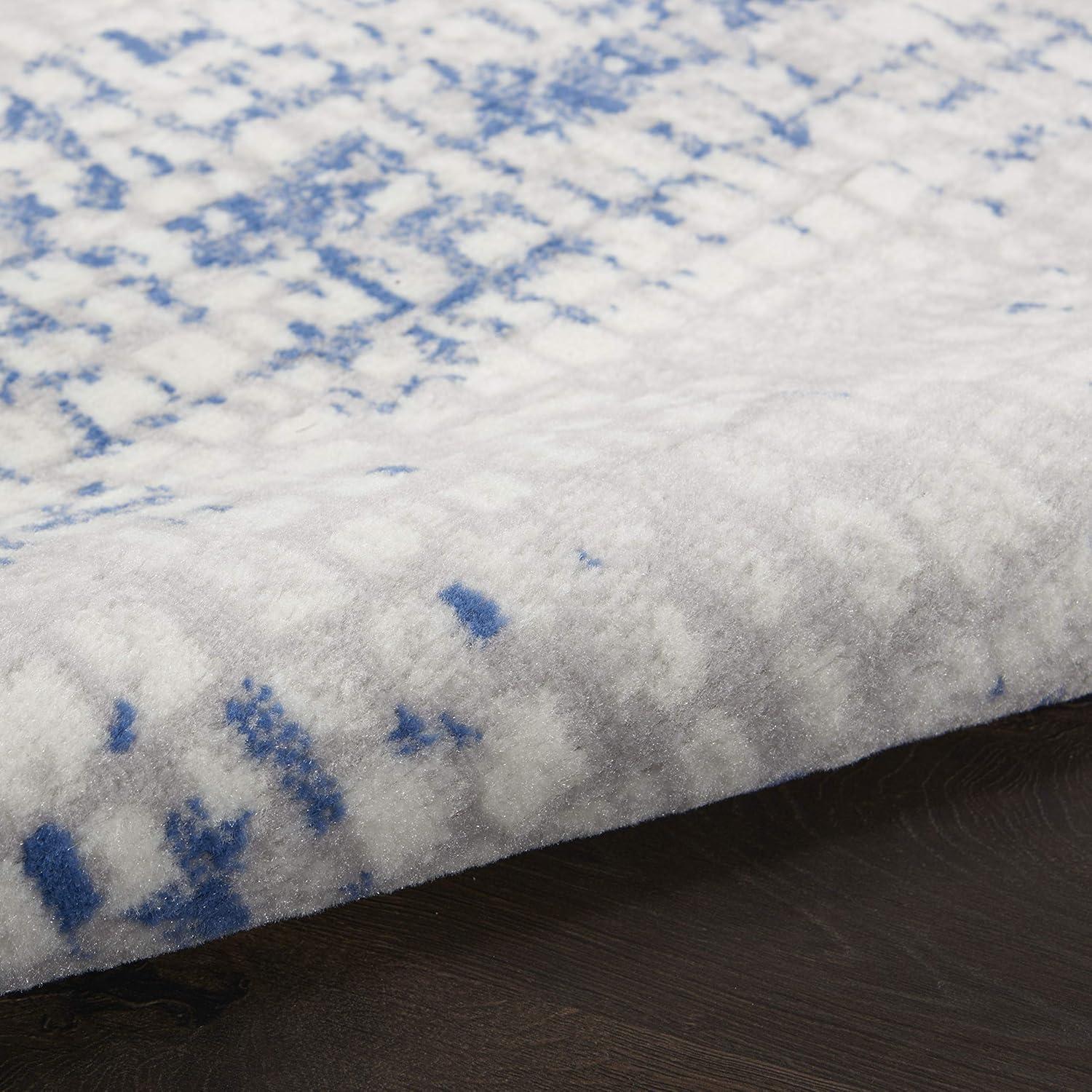 Nourison Whimsicle WHS07 Indoor only Area Rug - Grey Blue 4' x 6'