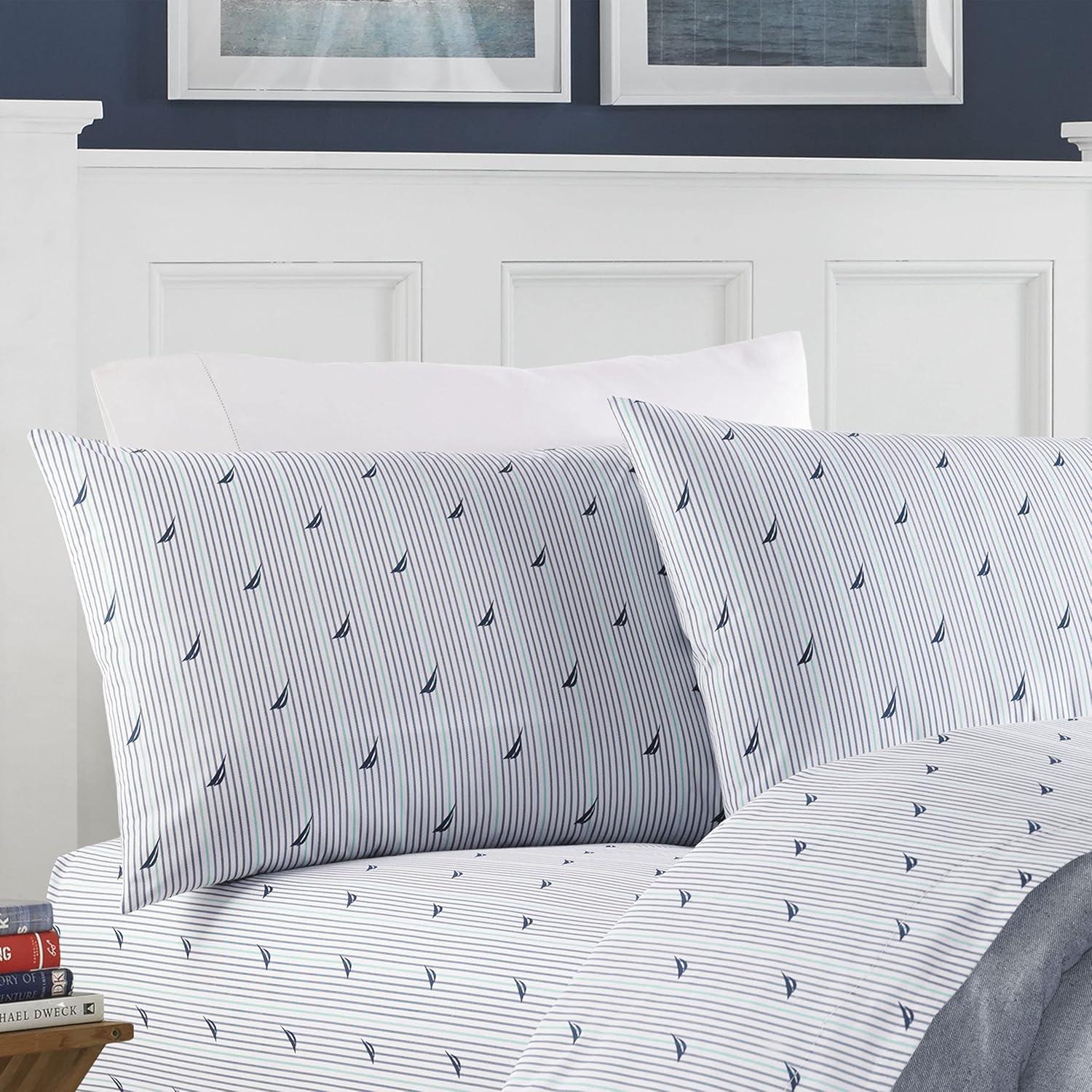 Nautica Printed Cotton Percale Sheet Sets