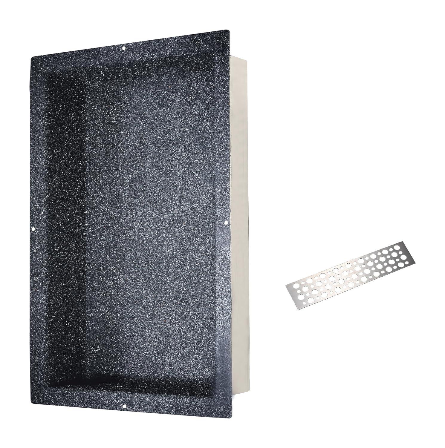 Shower Niche with Support Plate Wall Organizer Rectangular Bathroom Niche Shelf