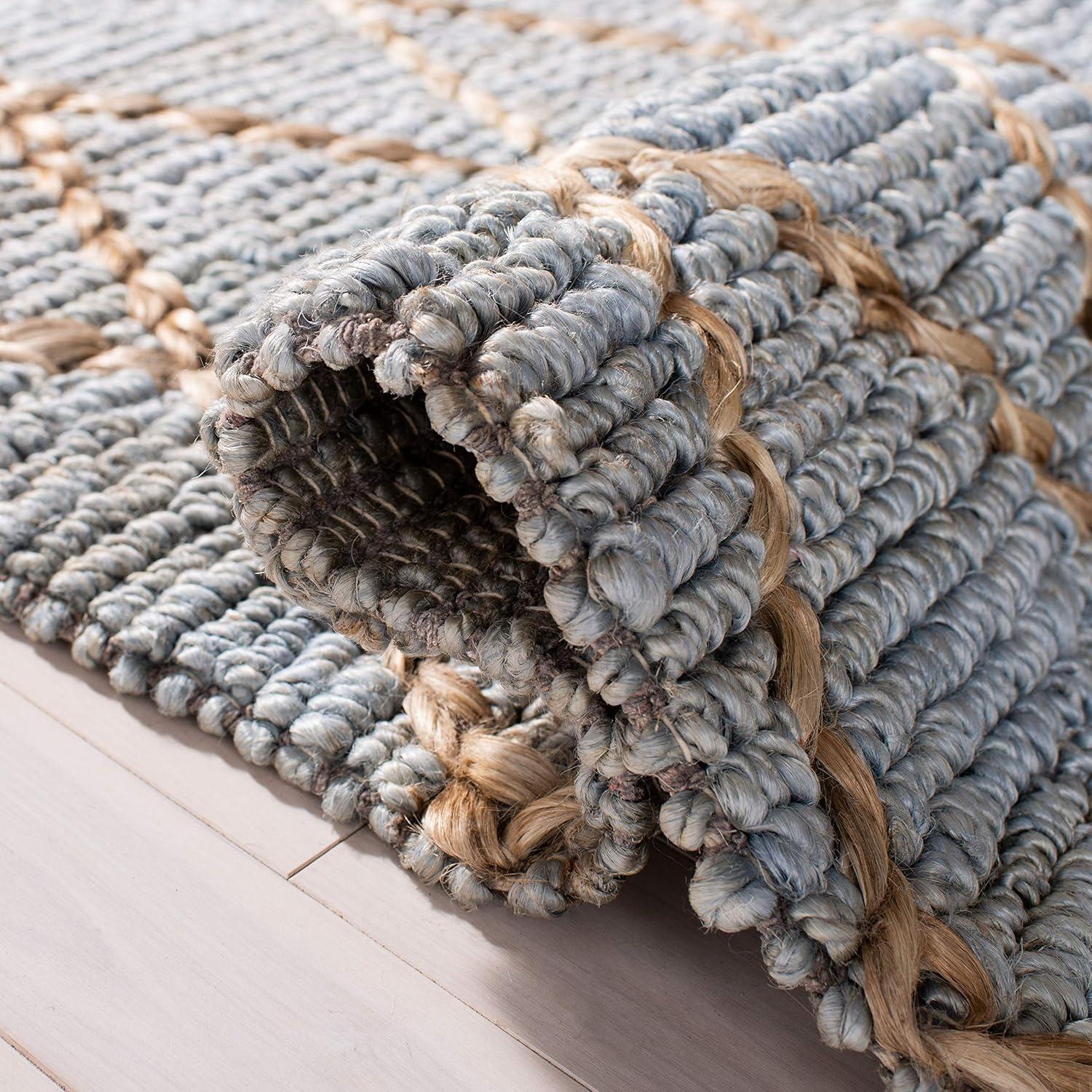 Sand & Stable™ Phippsburg Geometric Handwoven Natural/Blue Area Rug