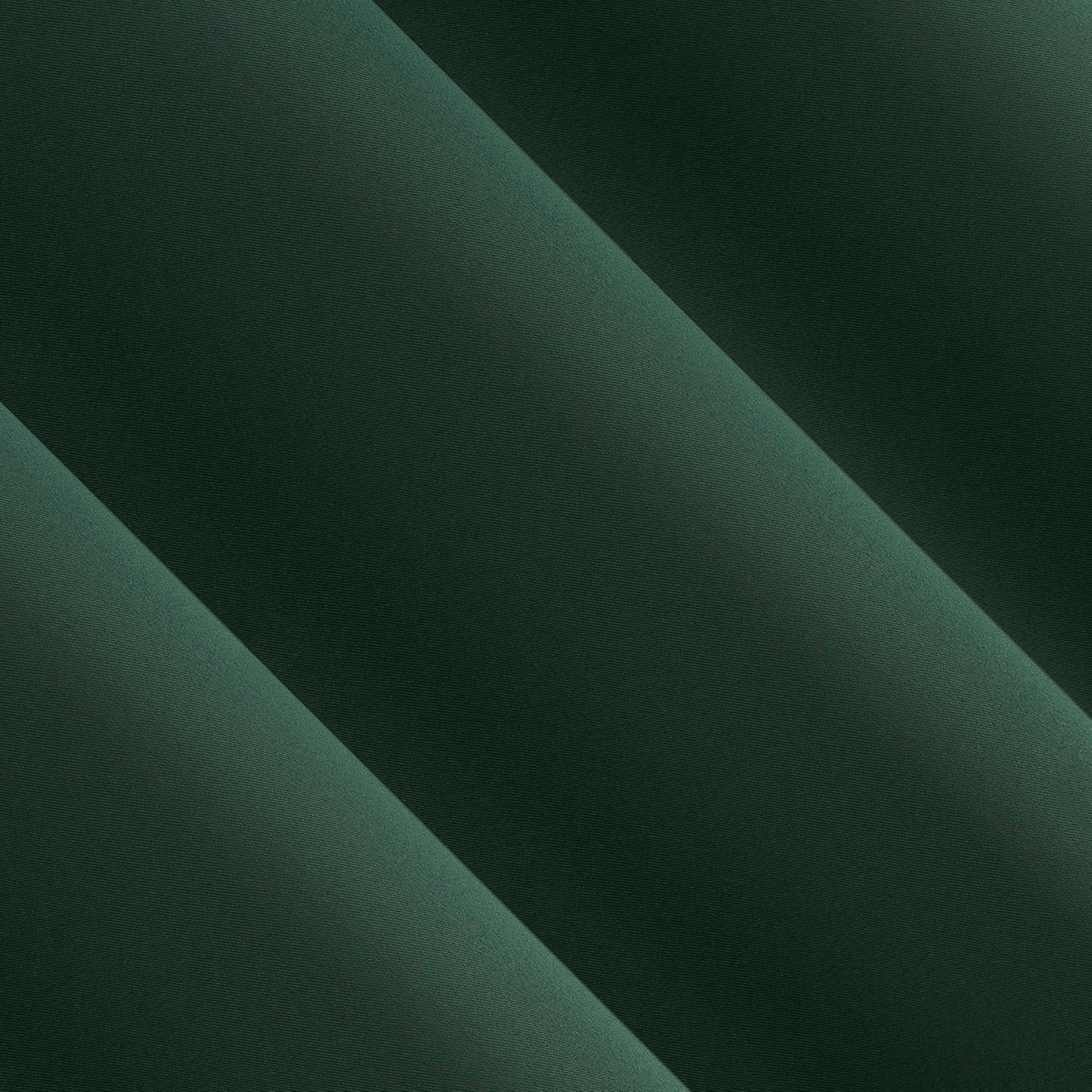 40"x95" Sun Zero Blackout Kenneth Energy Saving Grommet Curtain Panel Evergreen: Modern, Thermal Insulated, Noise Reduction