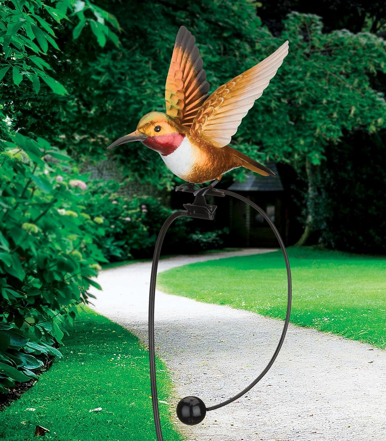 Regal Art & Gift Rocker Hummingbird Stake - Ruby Throated