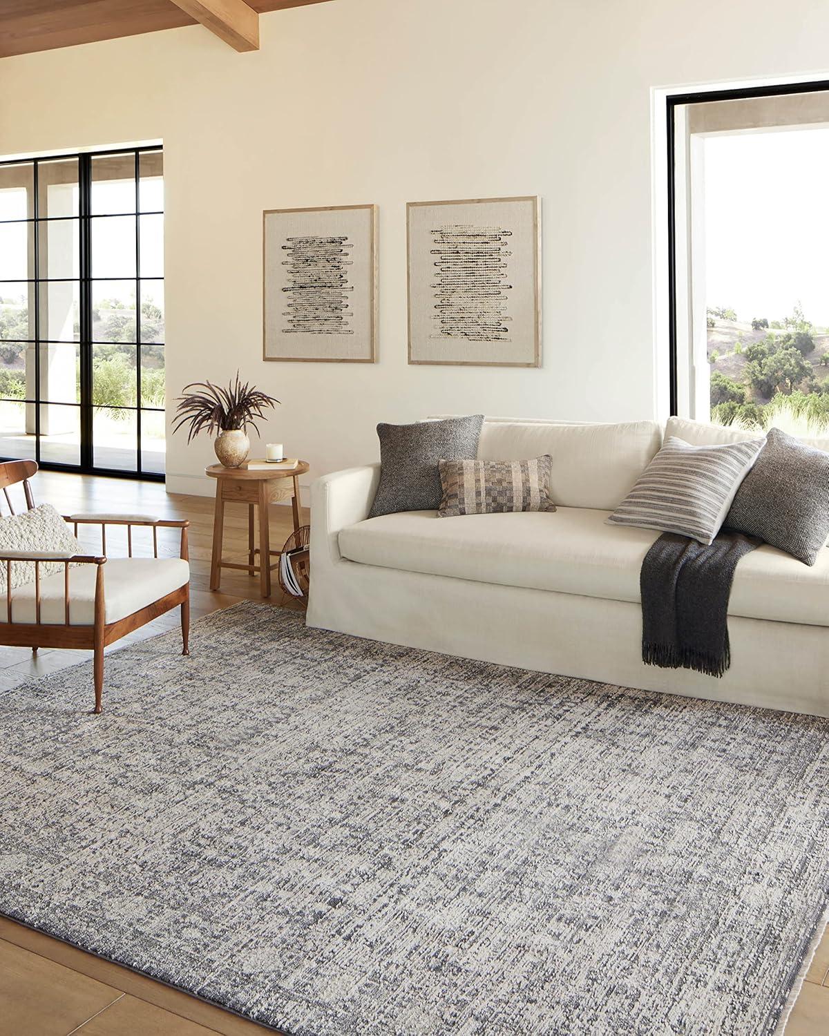 Amber Lewis x Loloi Alie Charcoal / Dove Area Rug