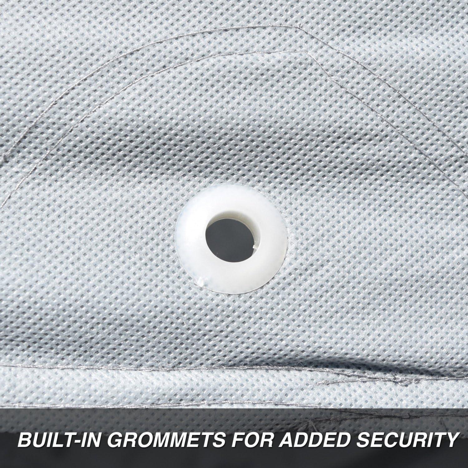 Budge Duro 3 Layer SUV Cover, Water Resistant, Scratchproof, Dustproof Cover, Fits SUVs up to 15'5", Gray