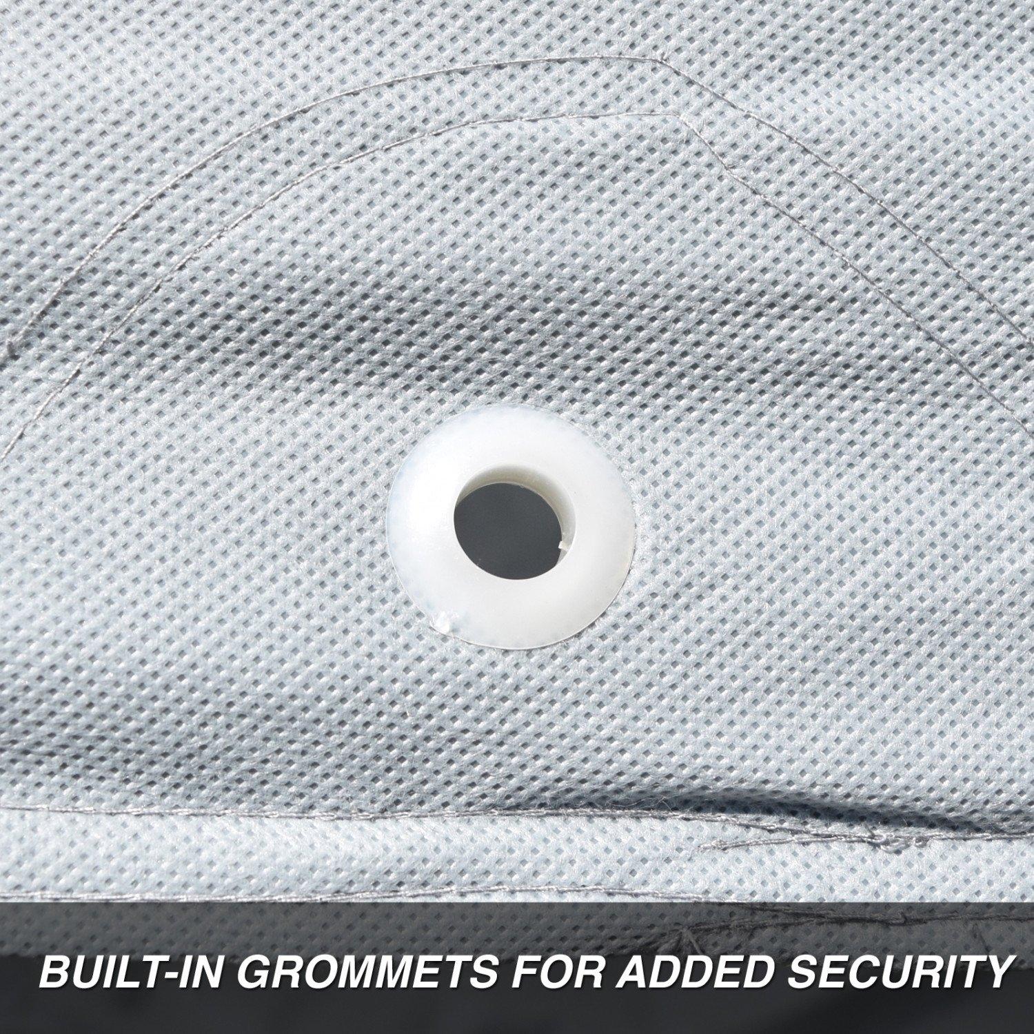 Budge Duro 3 Layer SUV Cover, Water Resistant, Scratchproof, Dustproof Cover, Fits SUVs up to 15'5", Gray