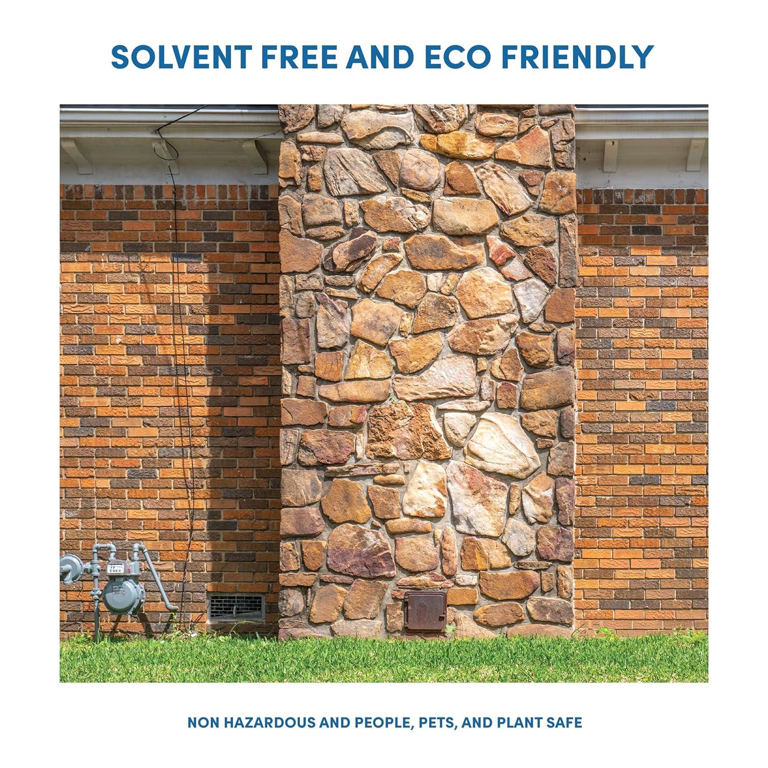 Rainguard Water Sealers SP-6004, Silicone, Clear Stone Industrial Sealant, 1 gal