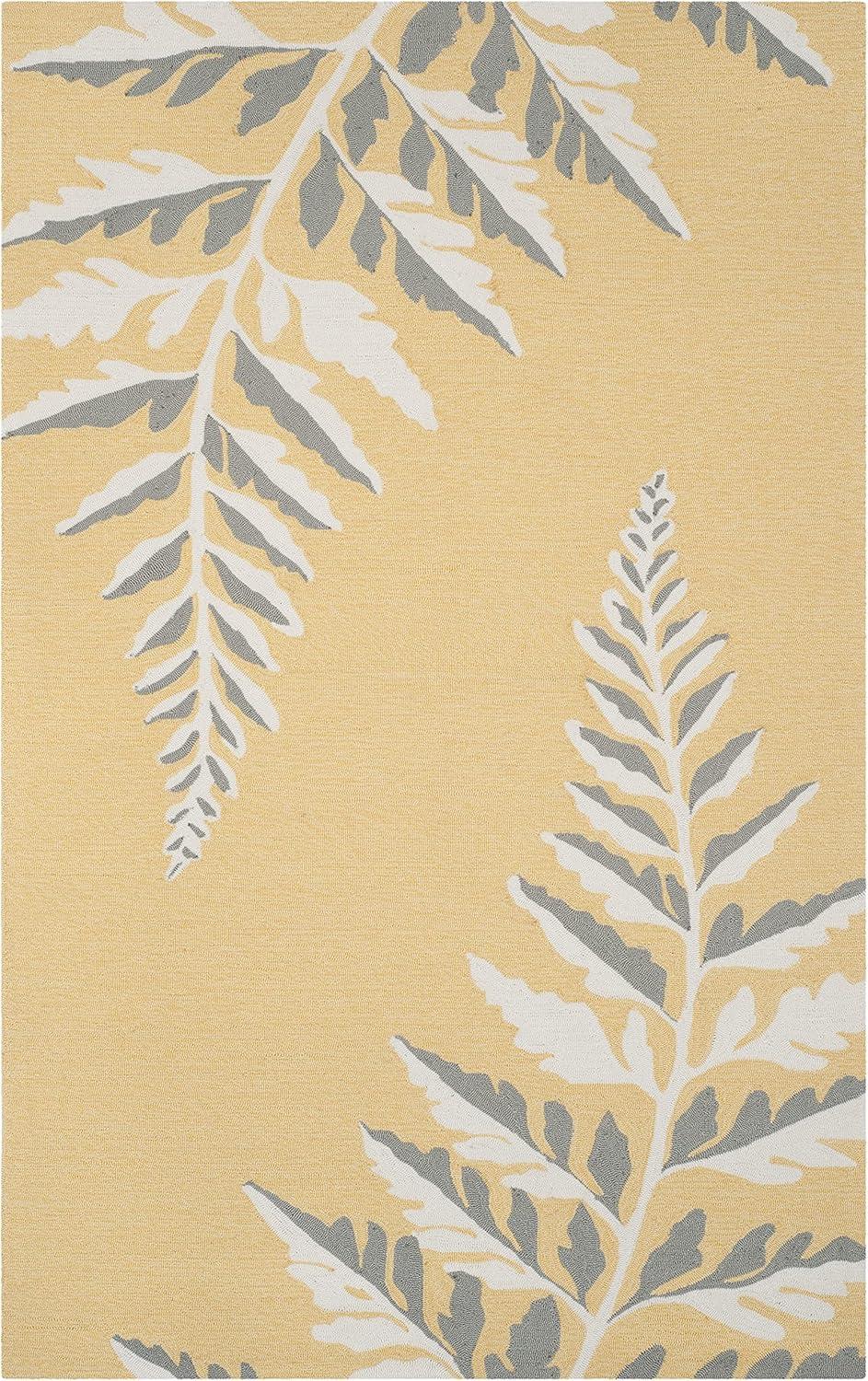 Martha Stewart Hand Hooked Performance Floral Rug