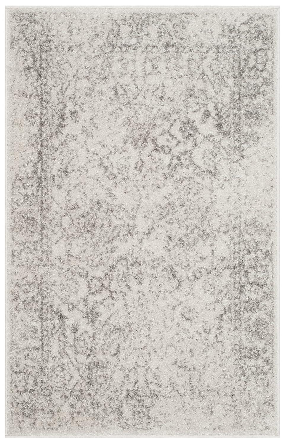 Adirondack ADR109 Machine Made Indoor Accent Rug - Ivory/Silver - 2'-6"x4' - Safavieh