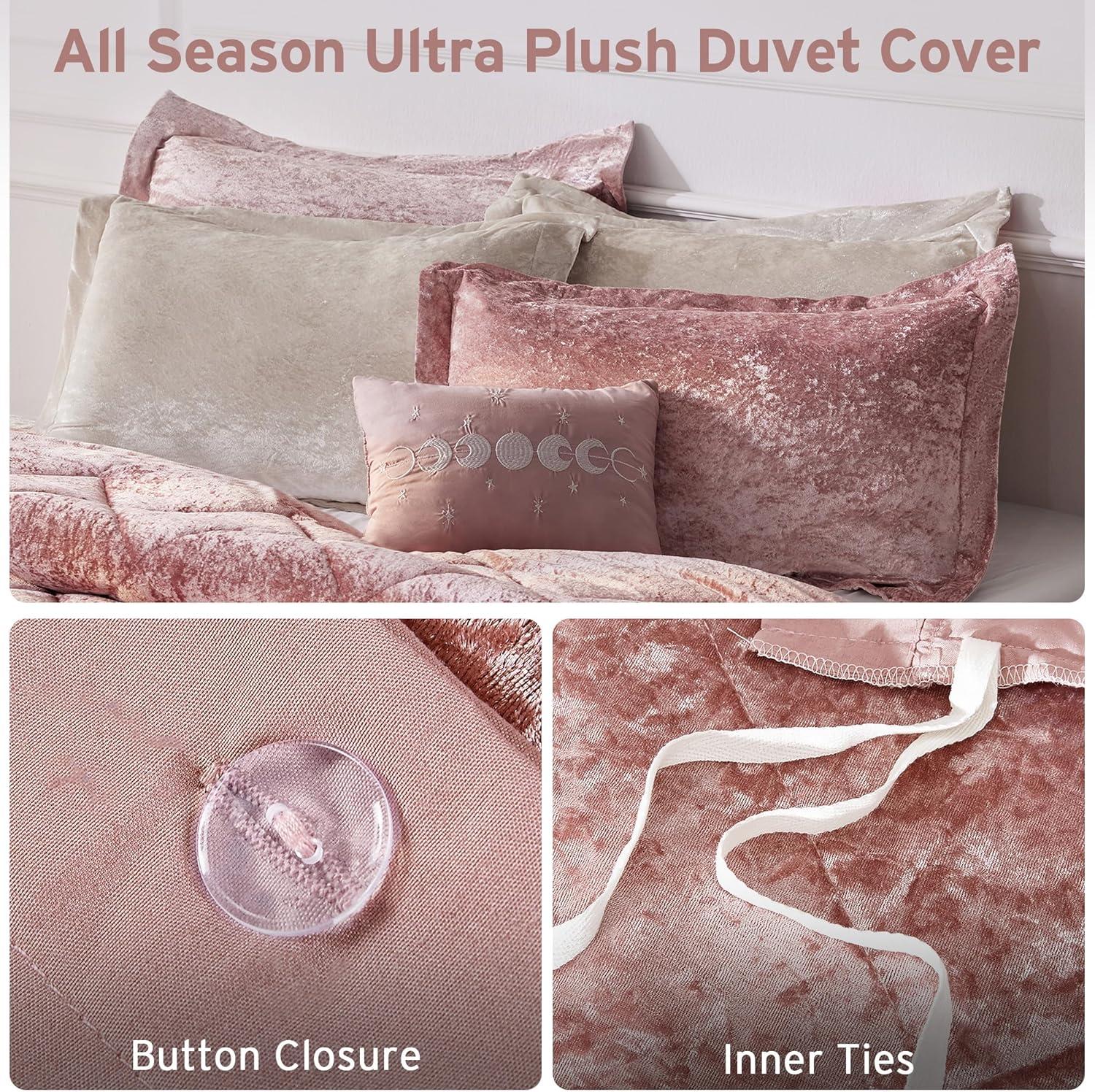 Intelligent Design Alyssa Velvet Duvet Cover Set