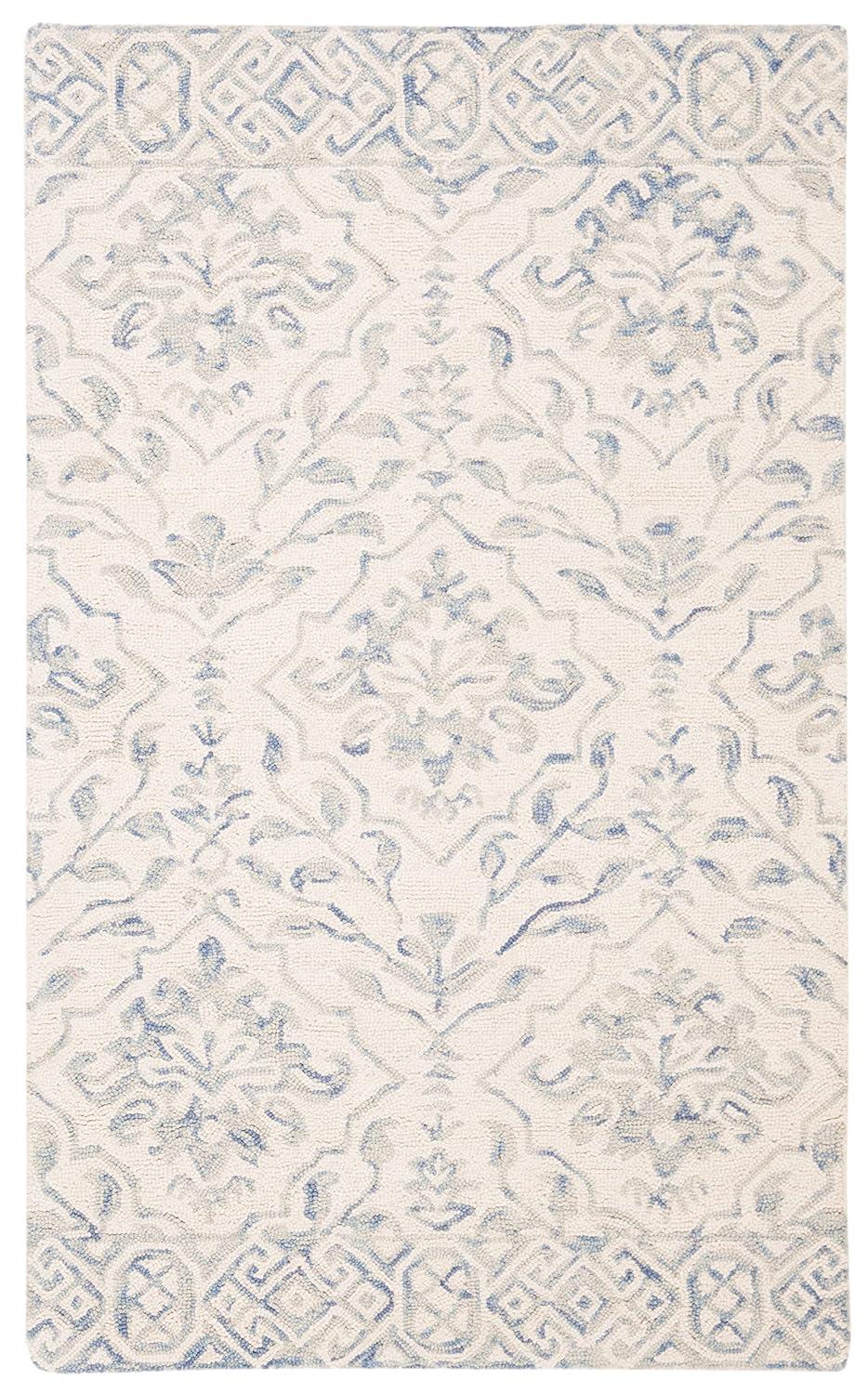 Dip Dye DDY901 Hand Tufted Indoor Accent Rug - Light Blue/Ivory - 2'3"x4' - Safavieh